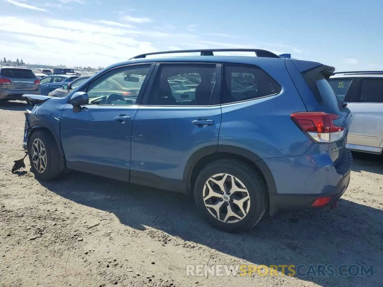 2 Photograph of a damaged car JF2SKAFC9MH587253 SUBARU FORESTER 2021