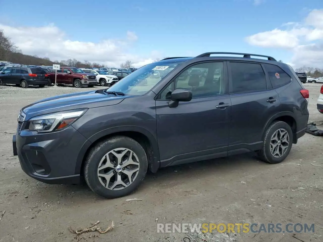 1 Photograph of a damaged car JF2SKAFCXMH486318 SUBARU FORESTER 2021