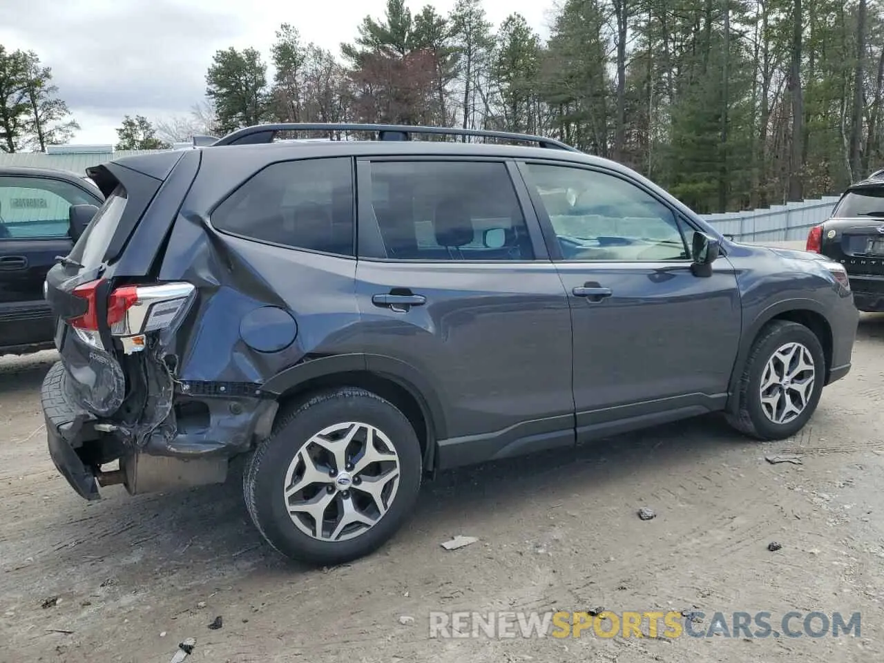 3 Photograph of a damaged car JF2SKAFCXMH486318 SUBARU FORESTER 2021