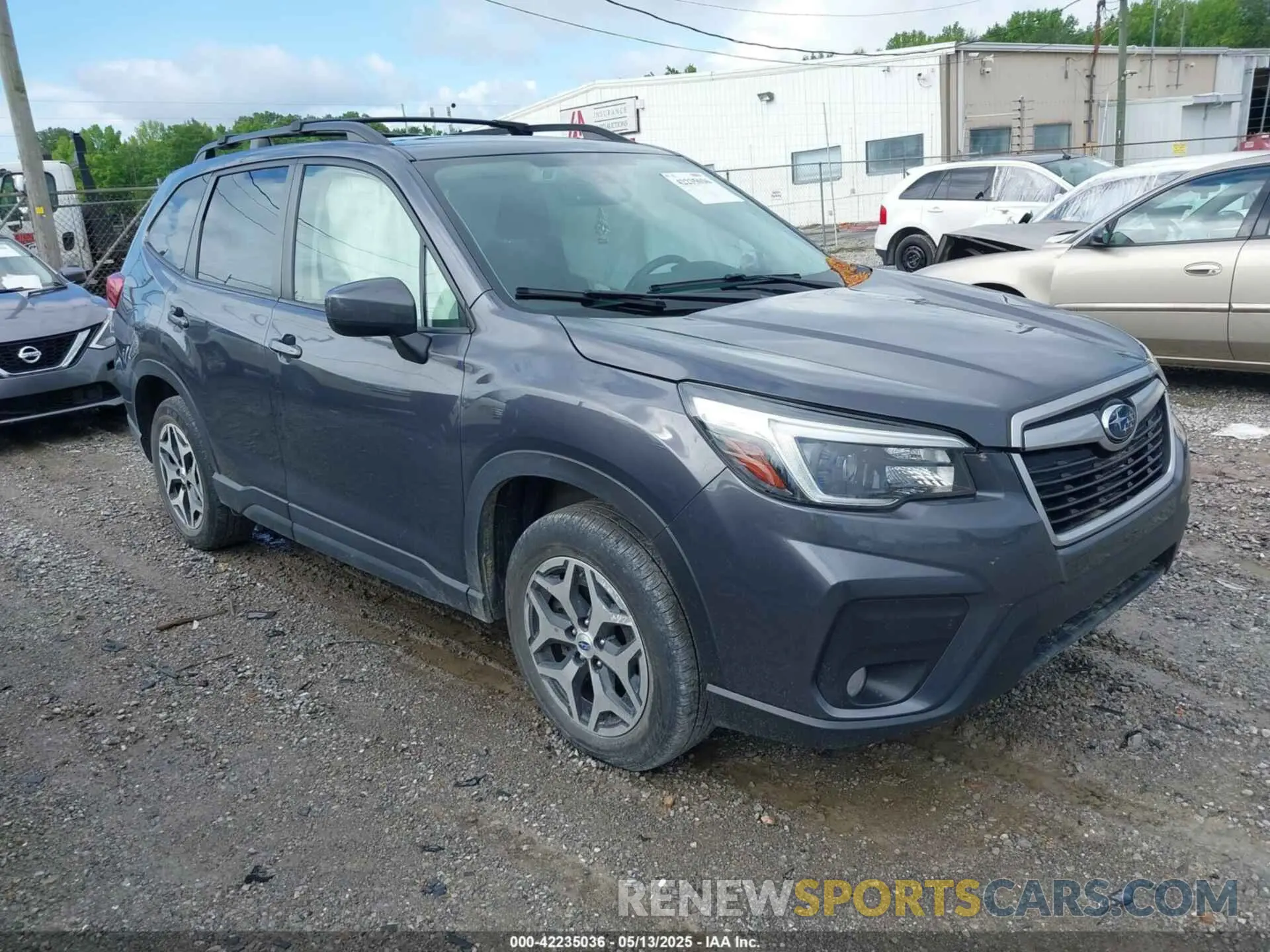 1 Photograph of a damaged car JF2SKAFCXMH529636 SUBARU FORESTER 2021
