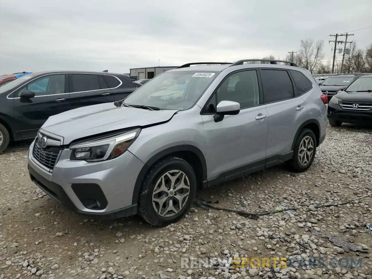 1 Photograph of a damaged car JF2SKAFCXMH572292 SUBARU FORESTER 2021