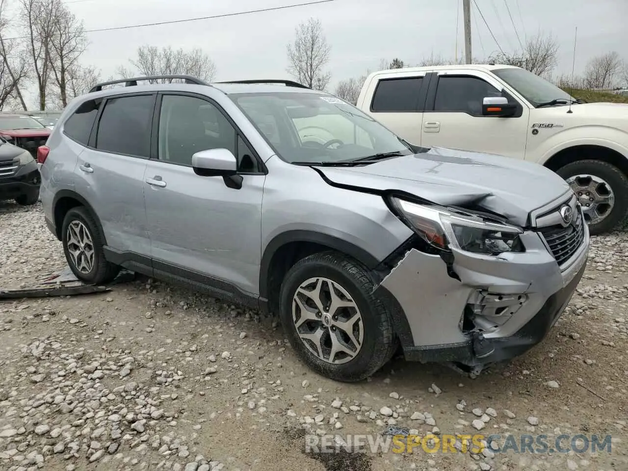 4 Photograph of a damaged car JF2SKAFCXMH572292 SUBARU FORESTER 2021