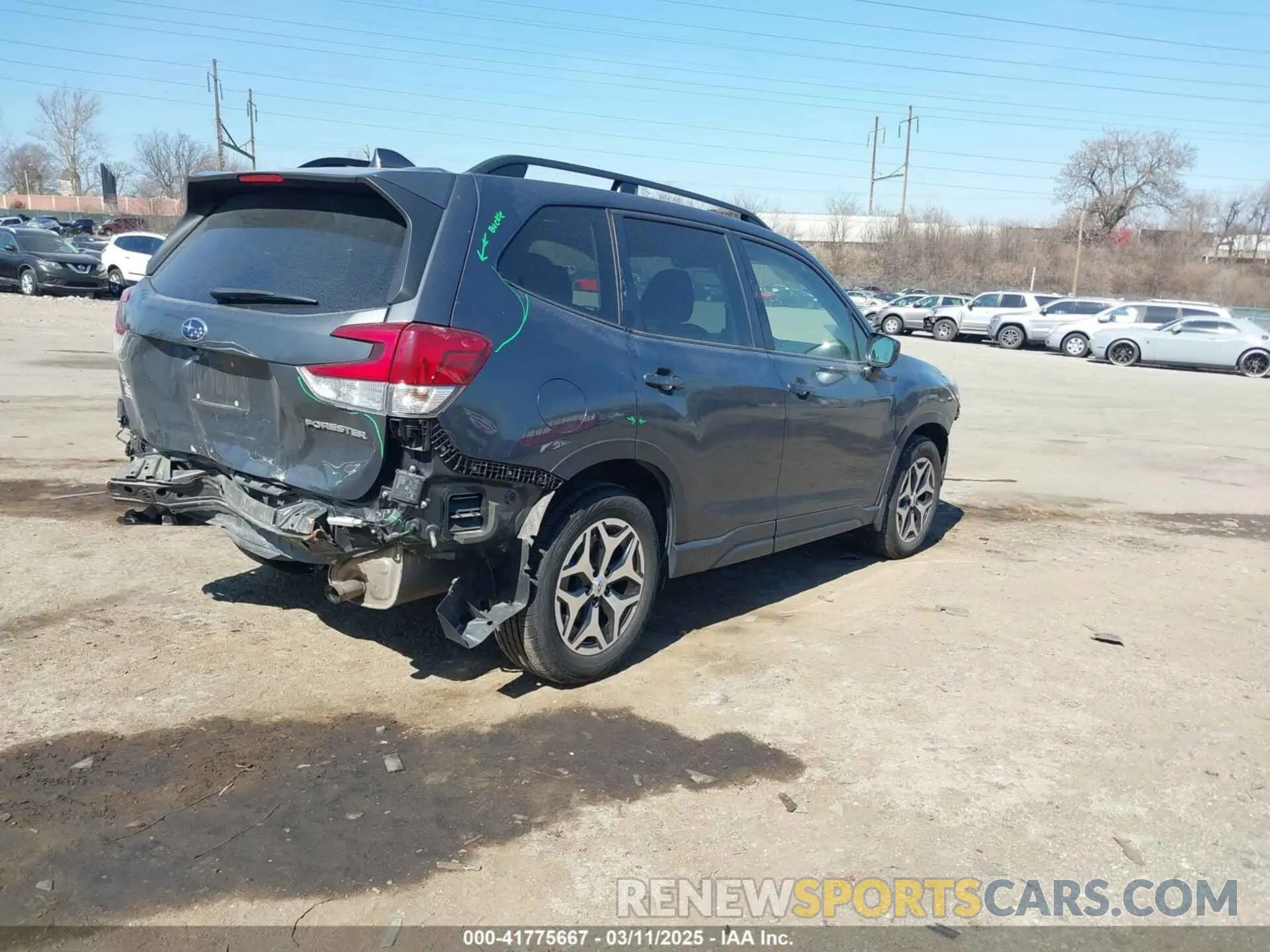 4 Photograph of a damaged car JF2SKAJC1MH456454 SUBARU FORESTER 2021