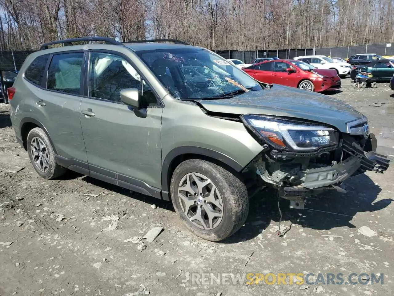 4 Photograph of a damaged car JF2SKAJC2MH495845 SUBARU FORESTER 2021