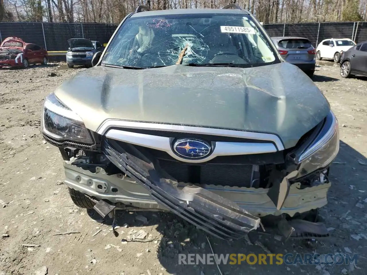 5 Photograph of a damaged car JF2SKAJC2MH495845 SUBARU FORESTER 2021