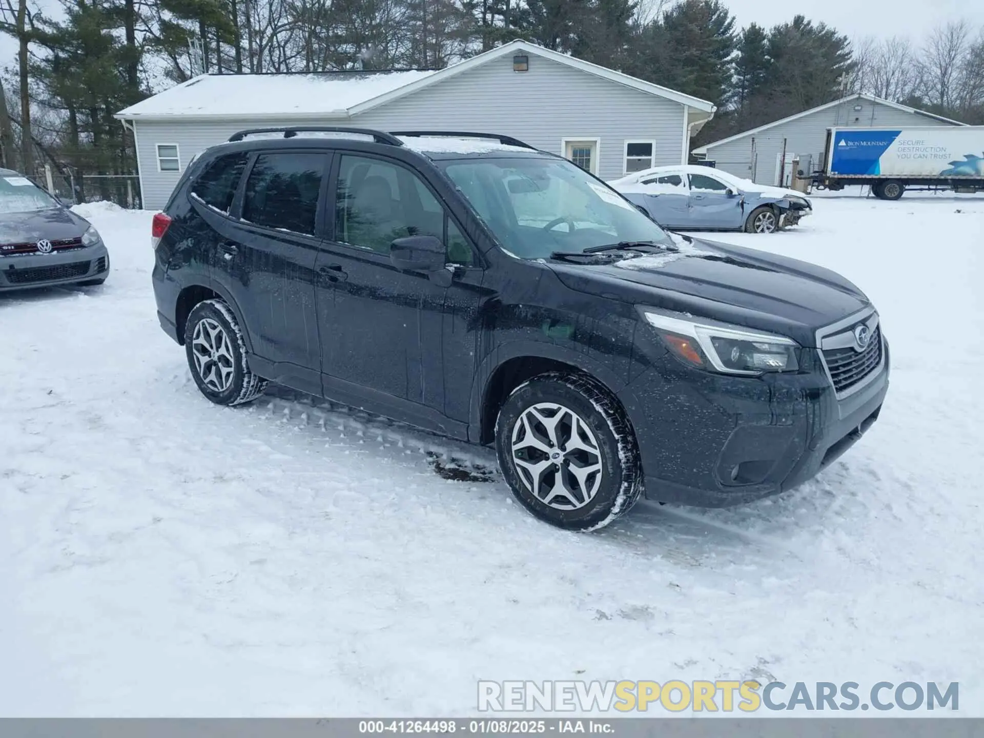 1 Photograph of a damaged car JF2SKAJC5MH510158 SUBARU FORESTER 2021