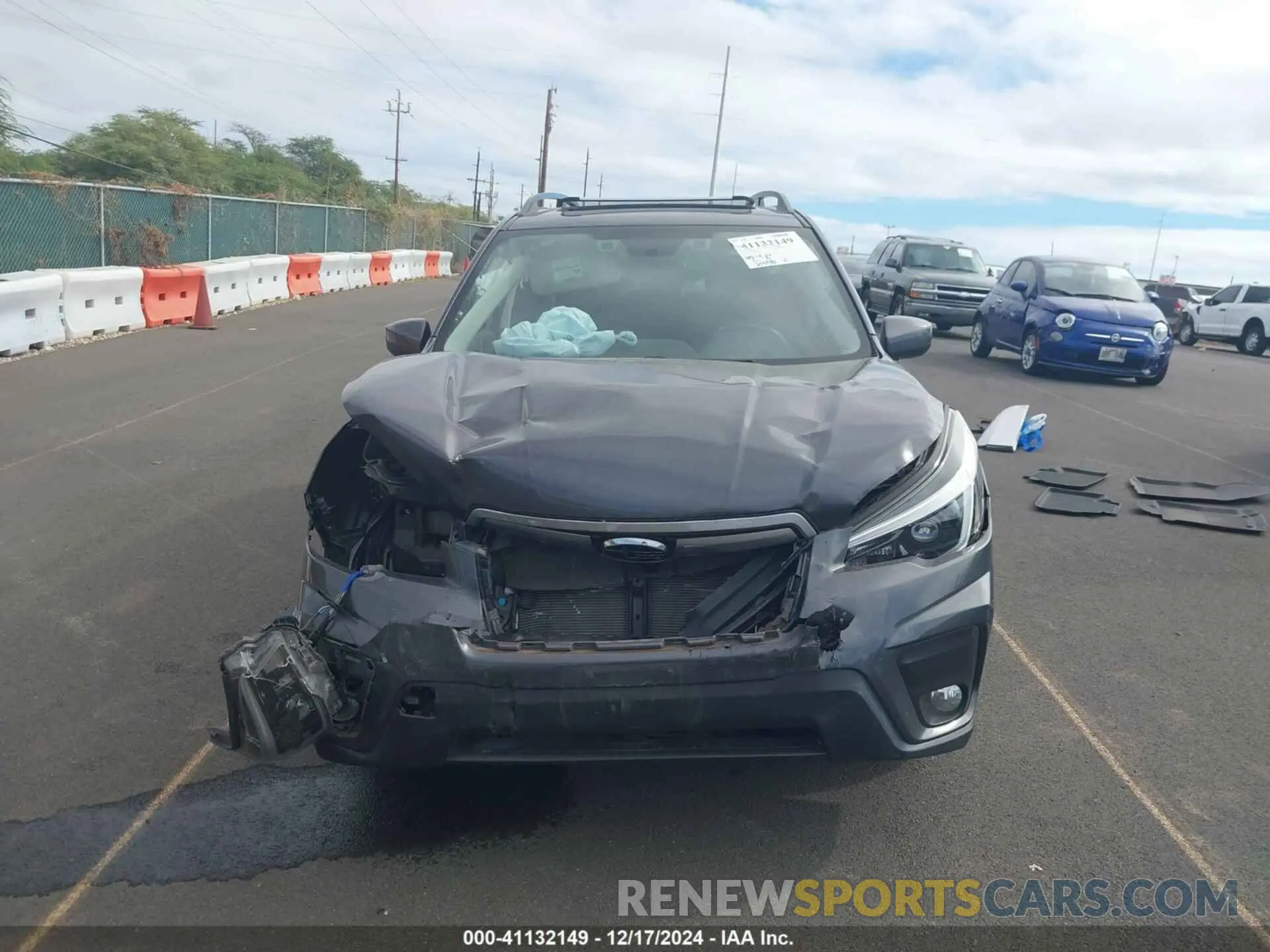 12 Photograph of a damaged car JF2SKAJC7MH424219 SUBARU FORESTER 2021