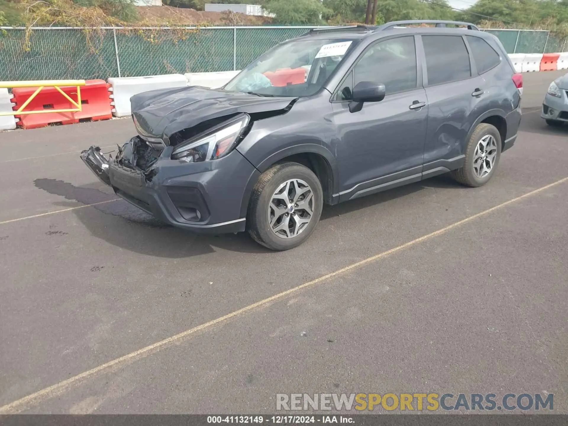 2 Photograph of a damaged car JF2SKAJC7MH424219 SUBARU FORESTER 2021