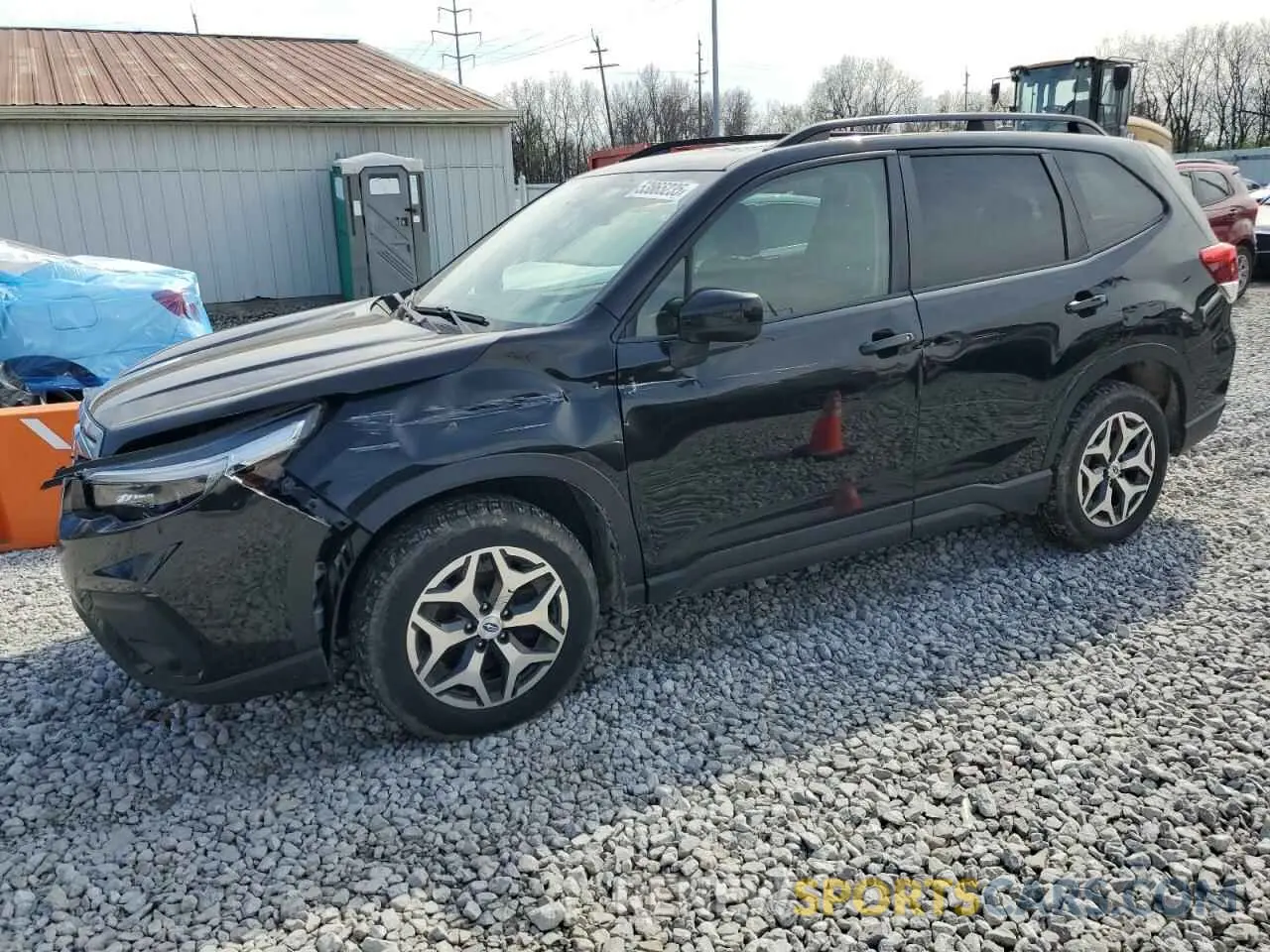 1 Photograph of a damaged car JF2SKAJC7MH470116 SUBARU FORESTER 2021