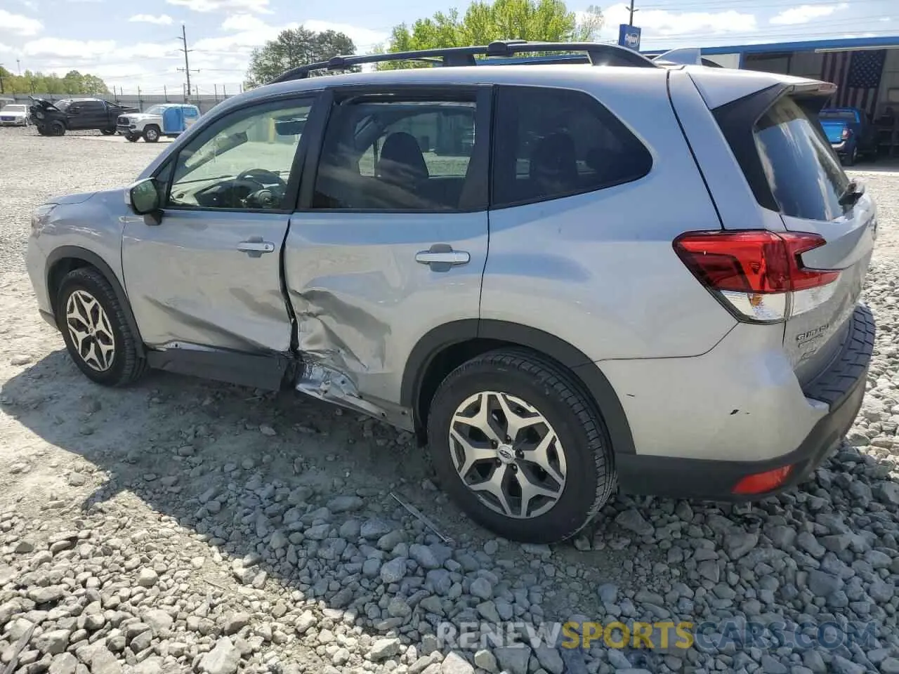 2 Photograph of a damaged car JF2SKAJC7MH492892 SUBARU FORESTER 2021