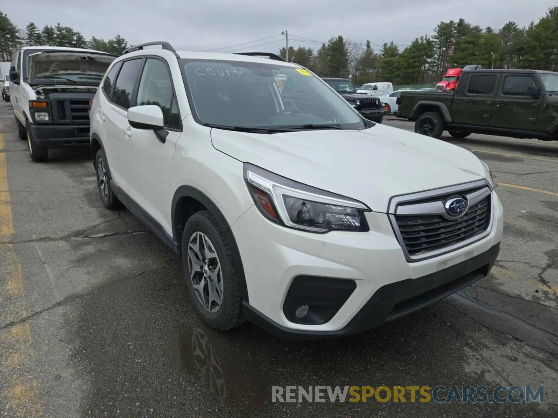 49 Photograph of a damaged car JF2SKAJC8MH589339 SUBARU FORESTER 2021