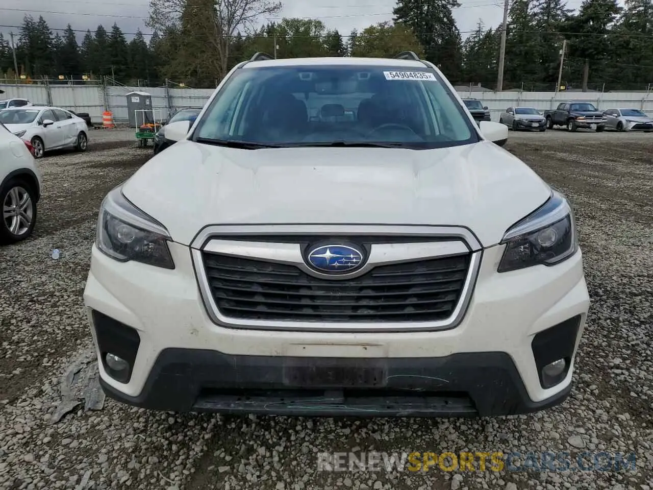 5 Фотография поврежденного автомобиля JF2SKAJC9MH491629 SUBARU FORESTER 2021