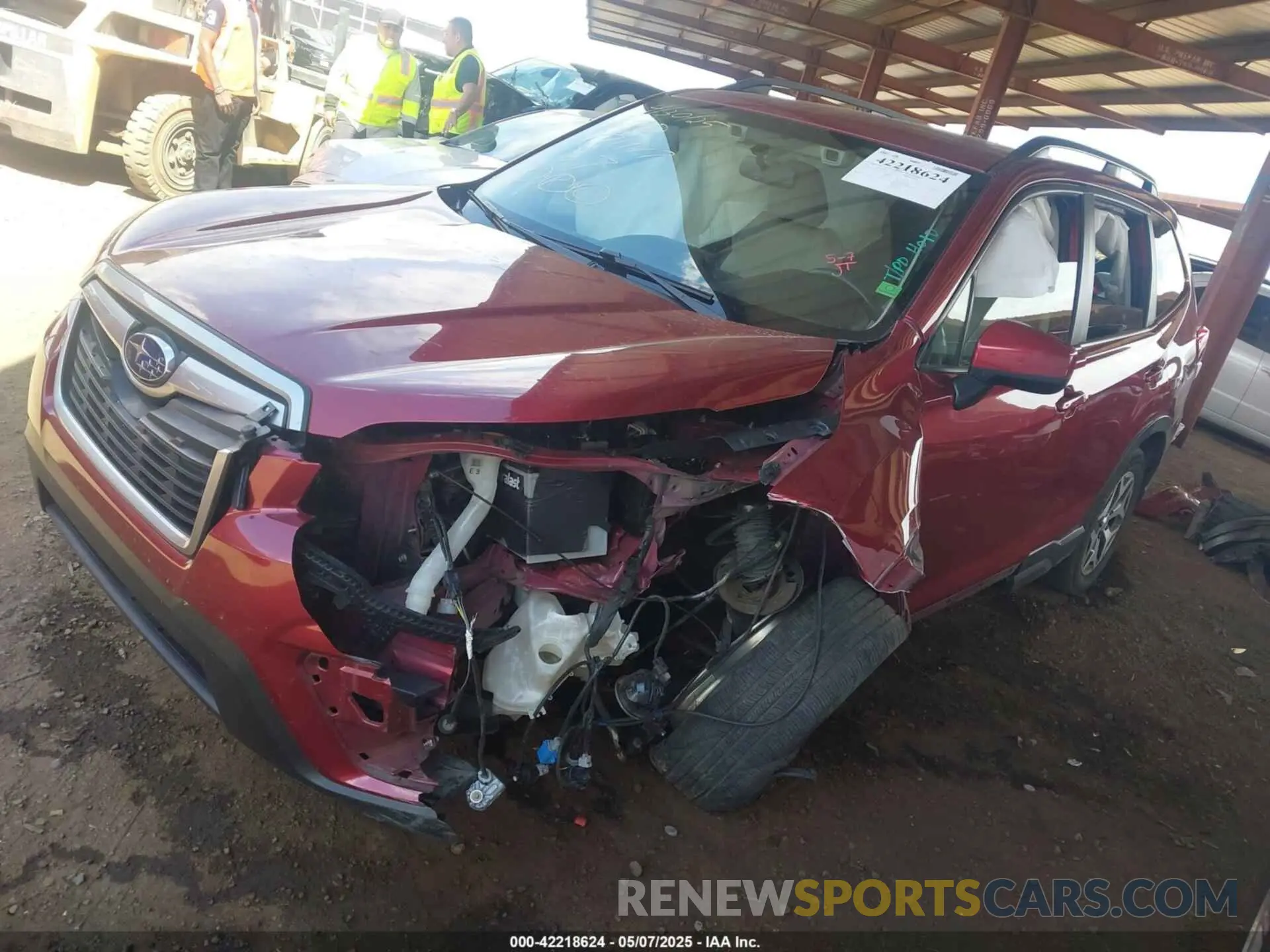 2 Photograph of a damaged car JF2SKAJCXMH467081 SUBARU FORESTER 2021