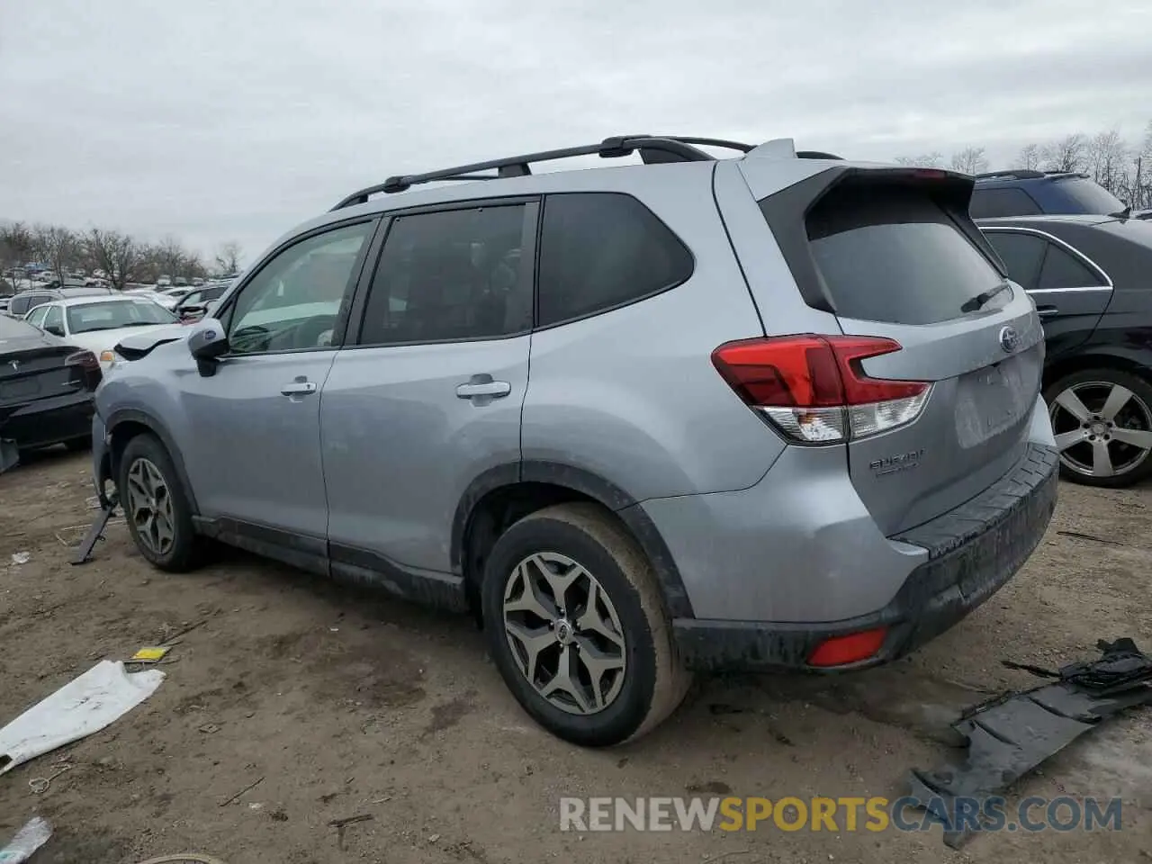 2 Фотография поврежденного автомобиля JF2SKAJCXMH512875 SUBARU FORESTER 2021