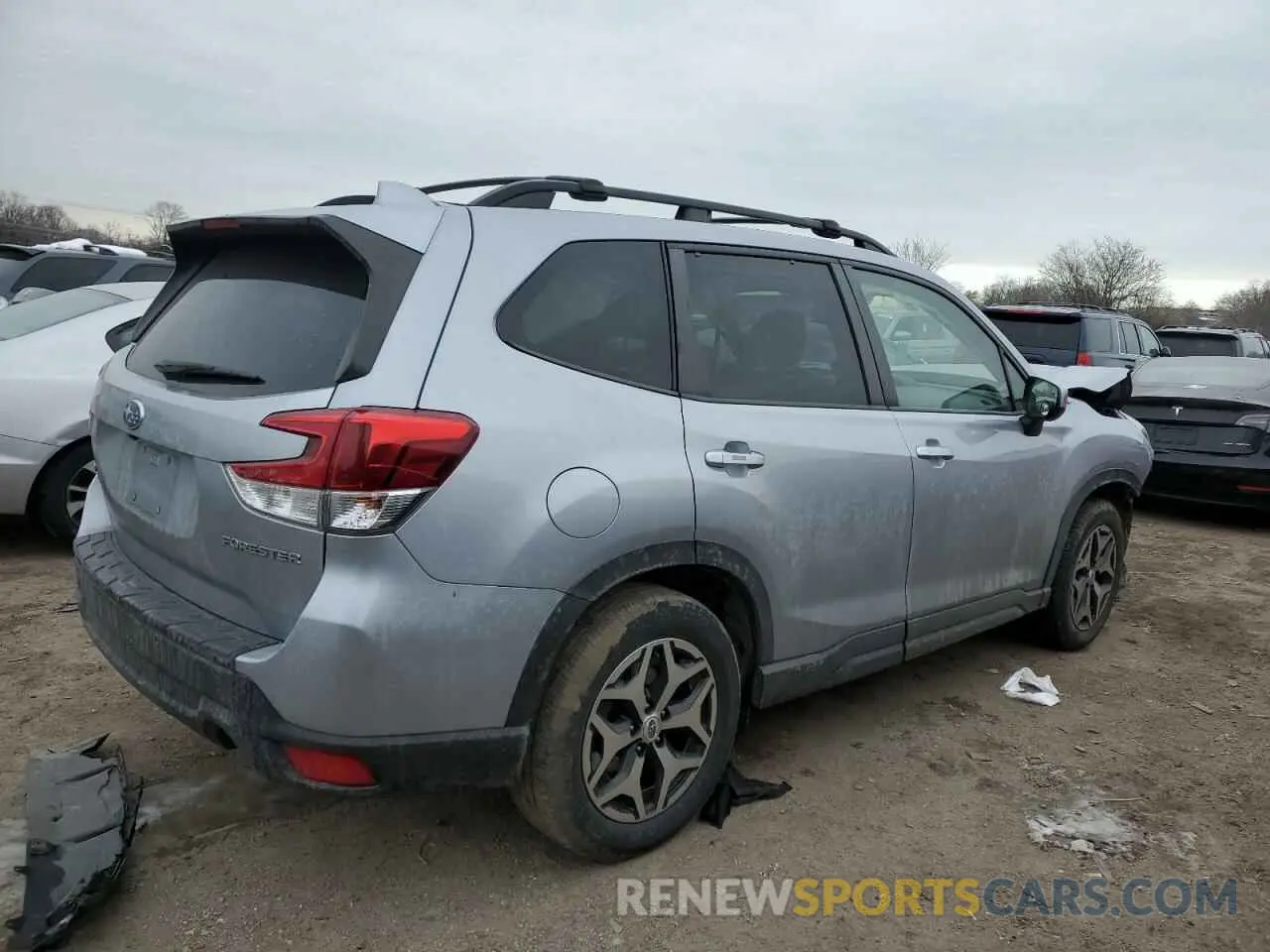 3 Фотография поврежденного автомобиля JF2SKAJCXMH512875 SUBARU FORESTER 2021