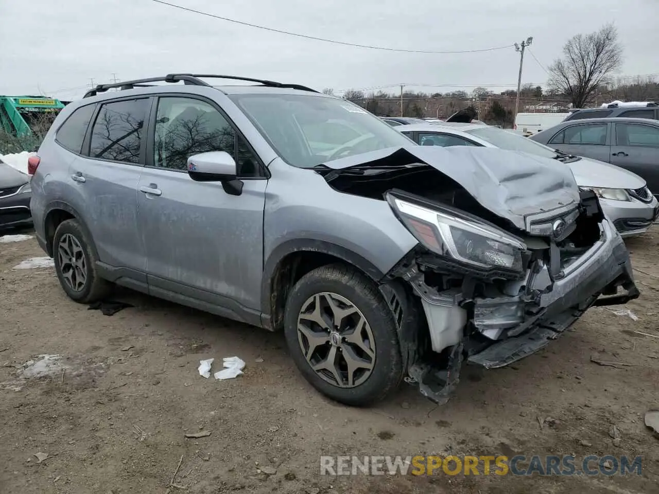 4 Фотография поврежденного автомобиля JF2SKAJCXMH512875 SUBARU FORESTER 2021