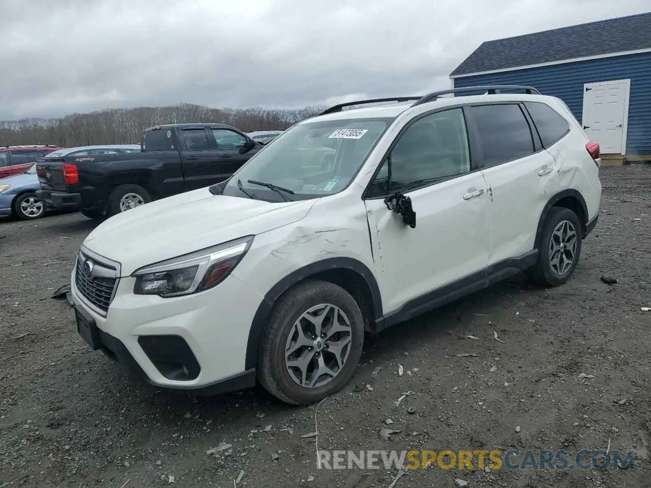 1 Photograph of a damaged car JF2SKAJCXMH531085 SUBARU FORESTER 2021