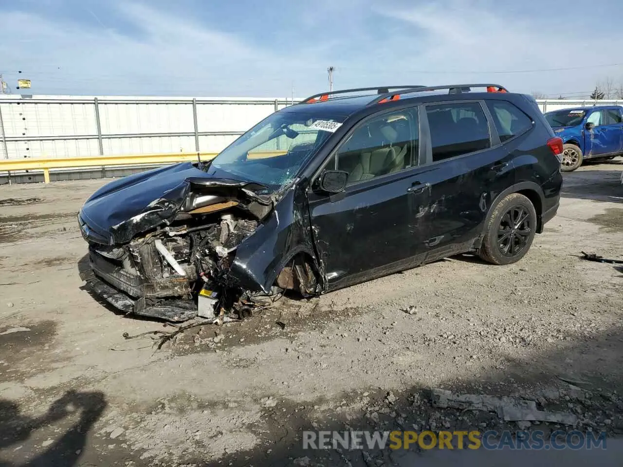 1 Photograph of a damaged car JF2SKALC4MH503070 SUBARU FORESTER 2021