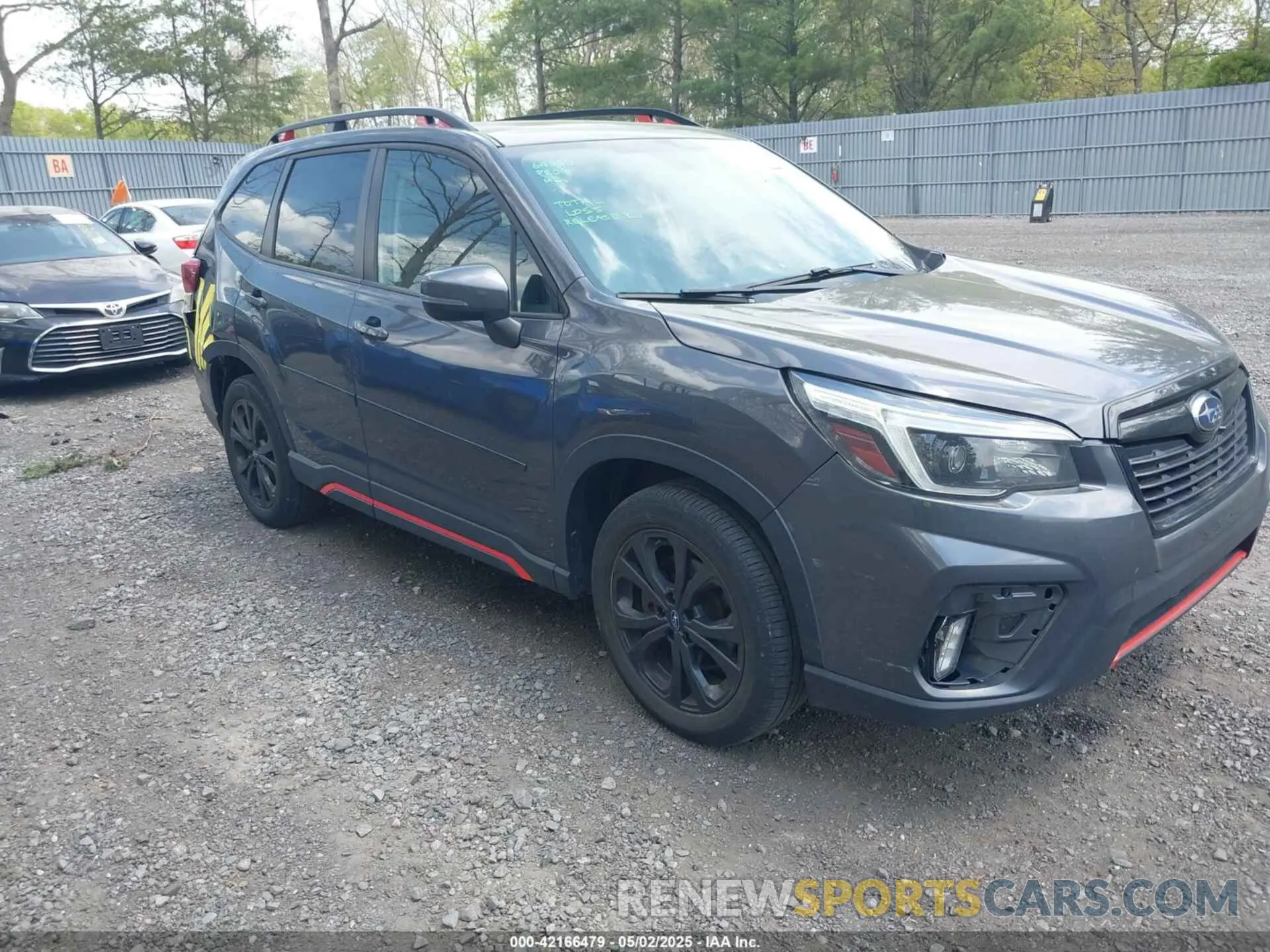 1 Фотография поврежденного автомобиля JF2SKALC7MH473370 SUBARU FORESTER 2021
