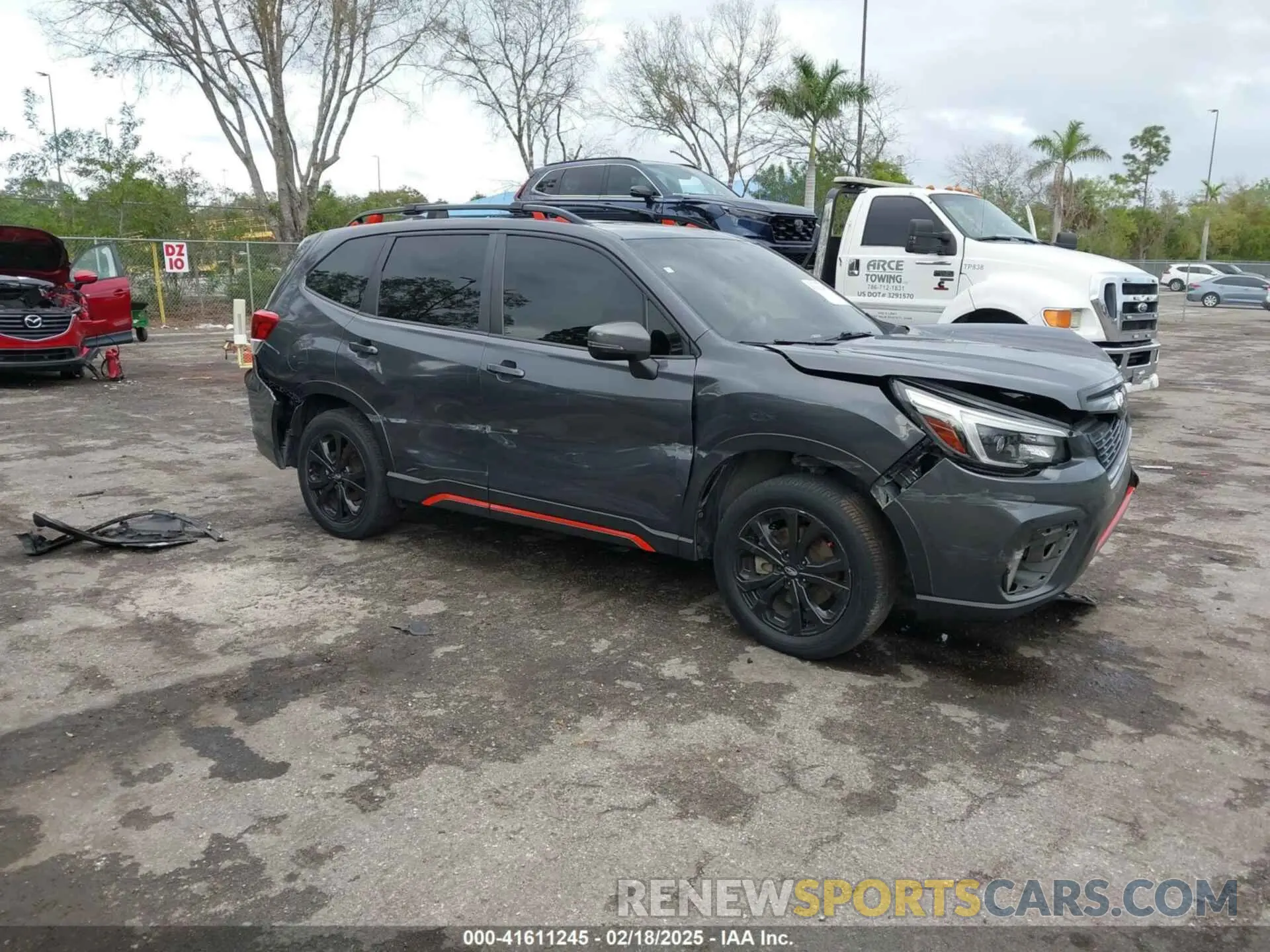 1 Фотография поврежденного автомобиля JF2SKALC9MH440144 SUBARU FORESTER 2021