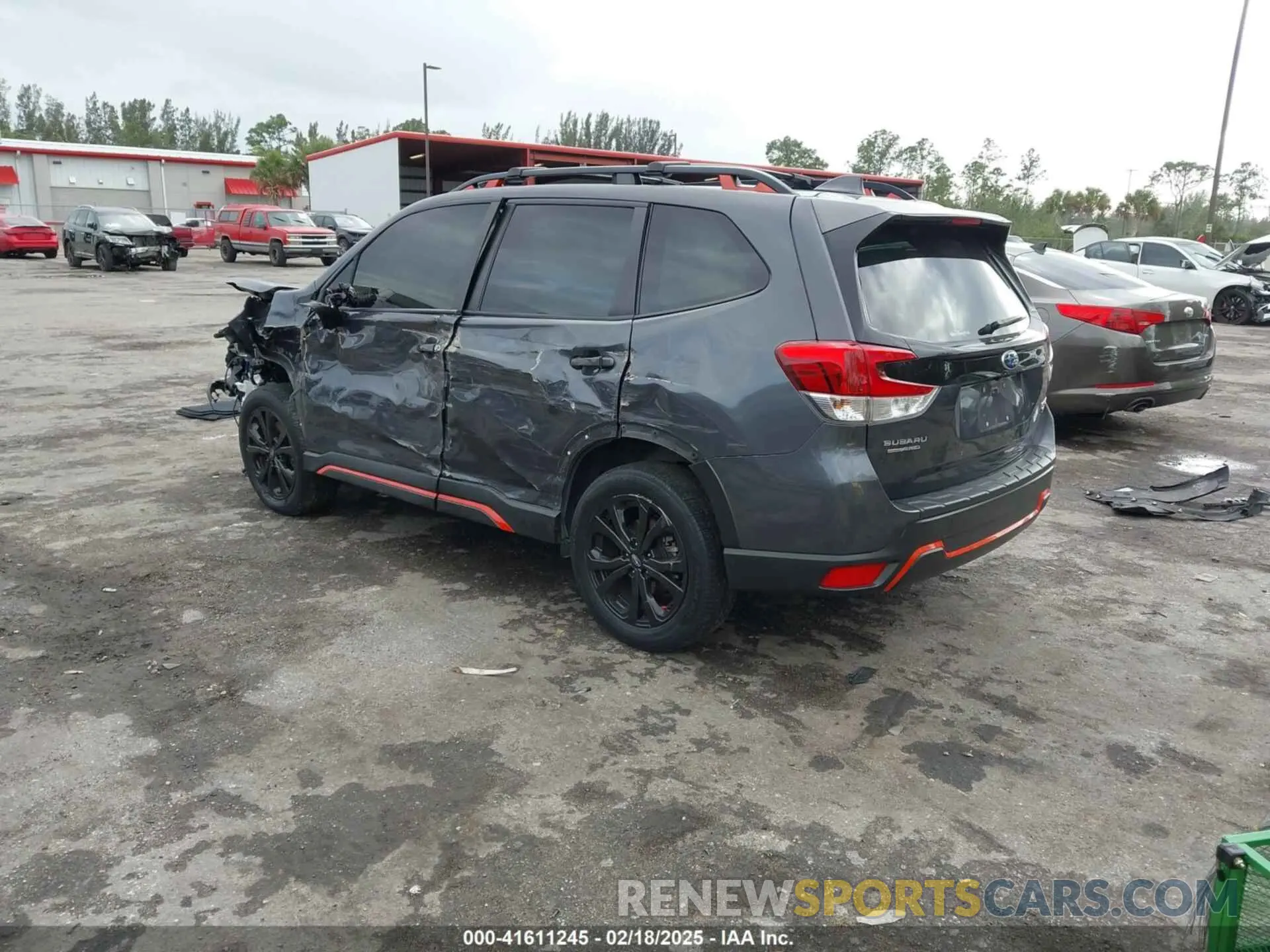 3 Фотография поврежденного автомобиля JF2SKALC9MH440144 SUBARU FORESTER 2021
