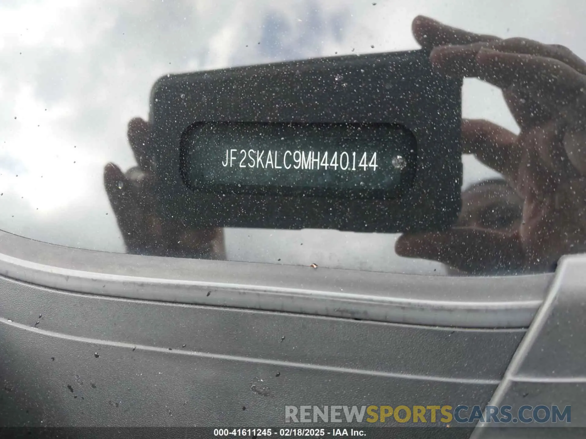 9 Фотография поврежденного автомобиля JF2SKALC9MH440144 SUBARU FORESTER 2021