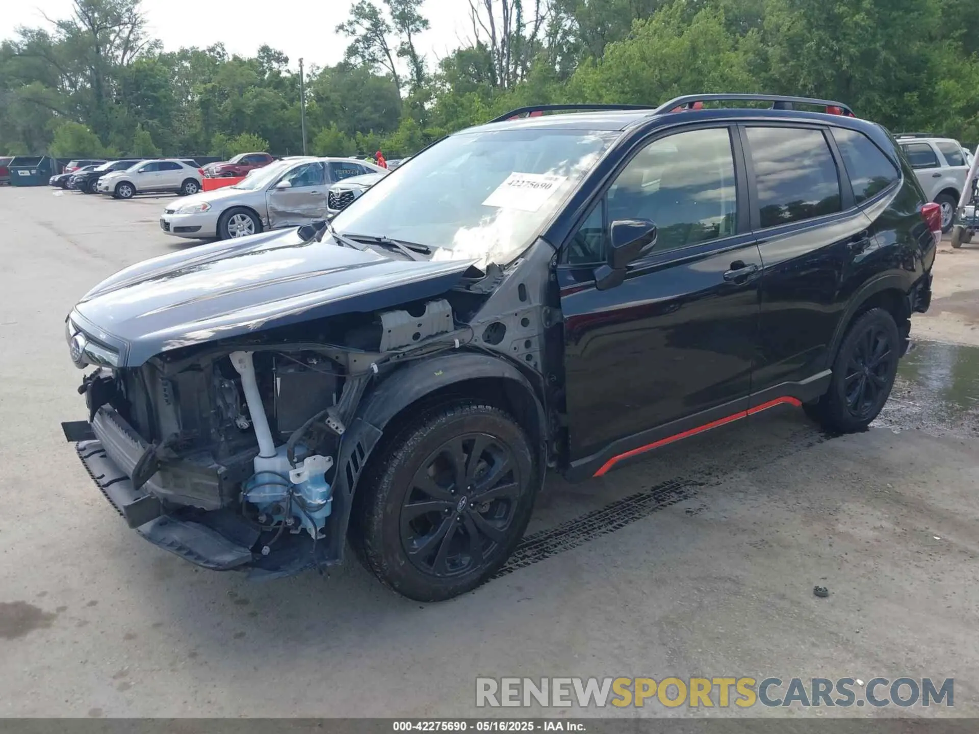 2 Photograph of a damaged car JF2SKALCXMH545890 SUBARU FORESTER 2021