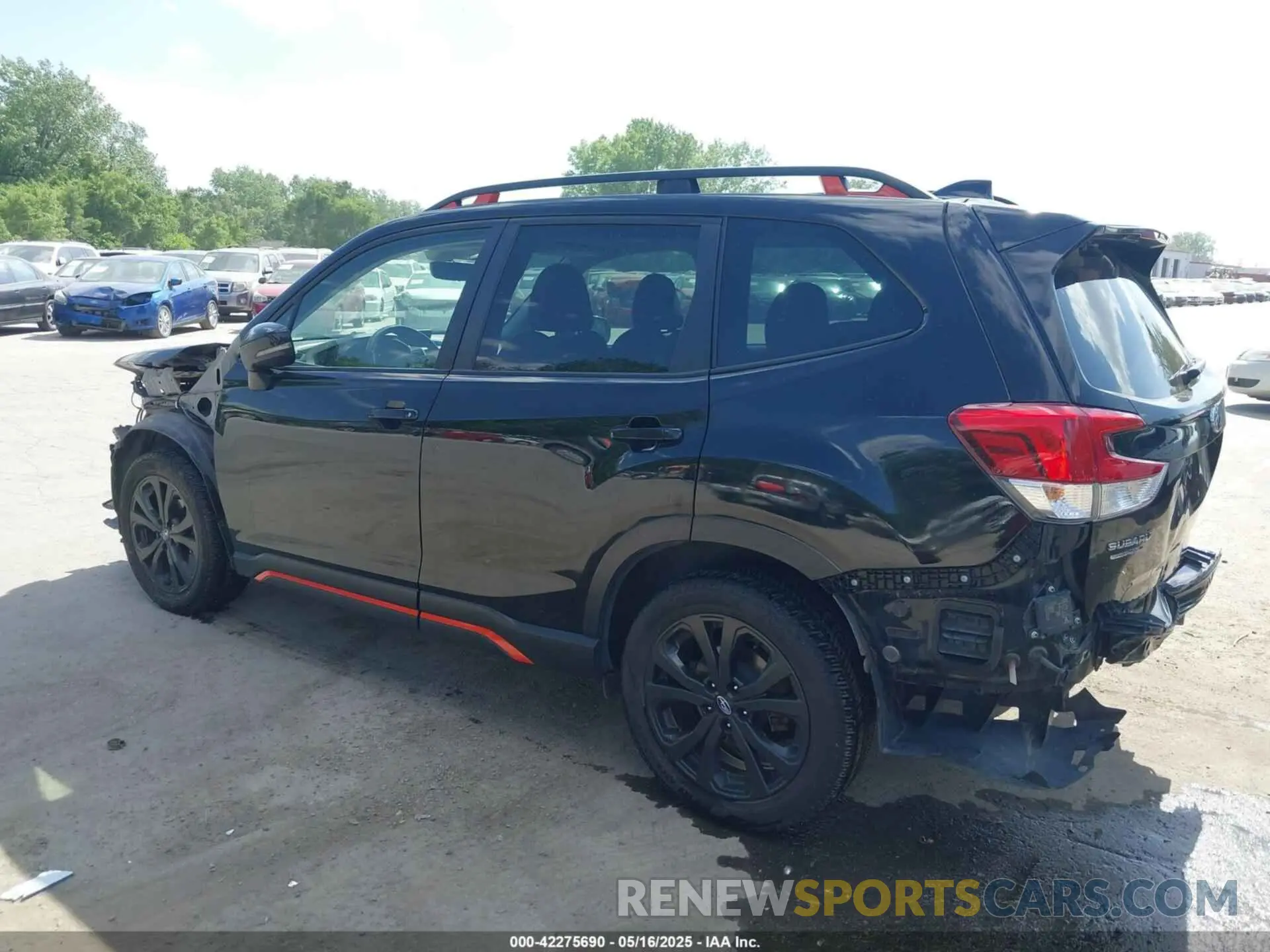 3 Photograph of a damaged car JF2SKALCXMH545890 SUBARU FORESTER 2021