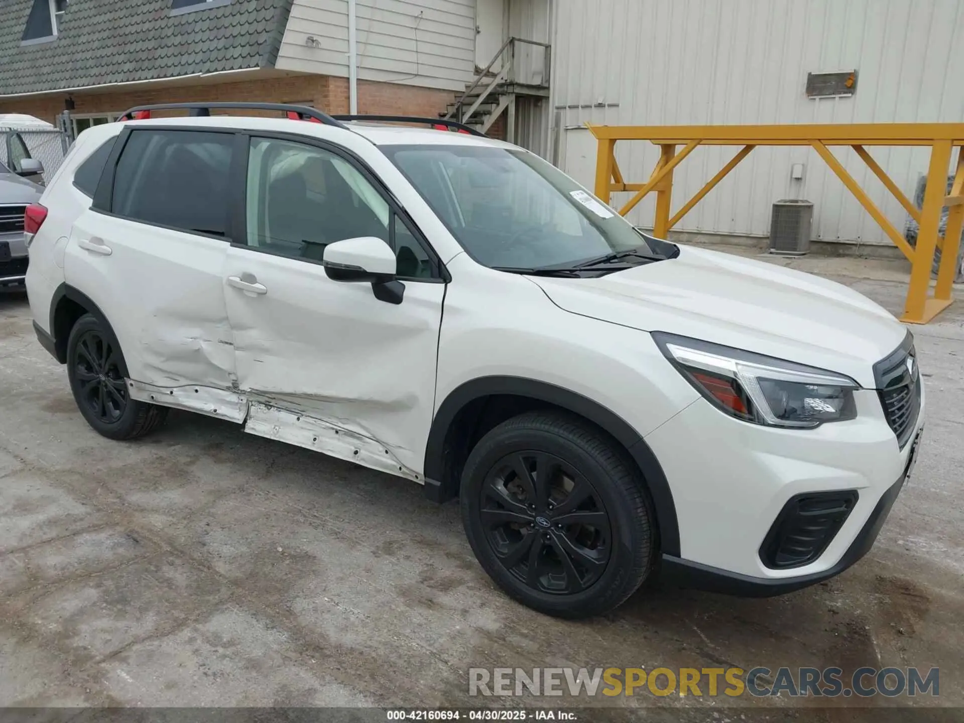 1 Photograph of a damaged car JF2SKARC0MH553004 SUBARU FORESTER 2021
