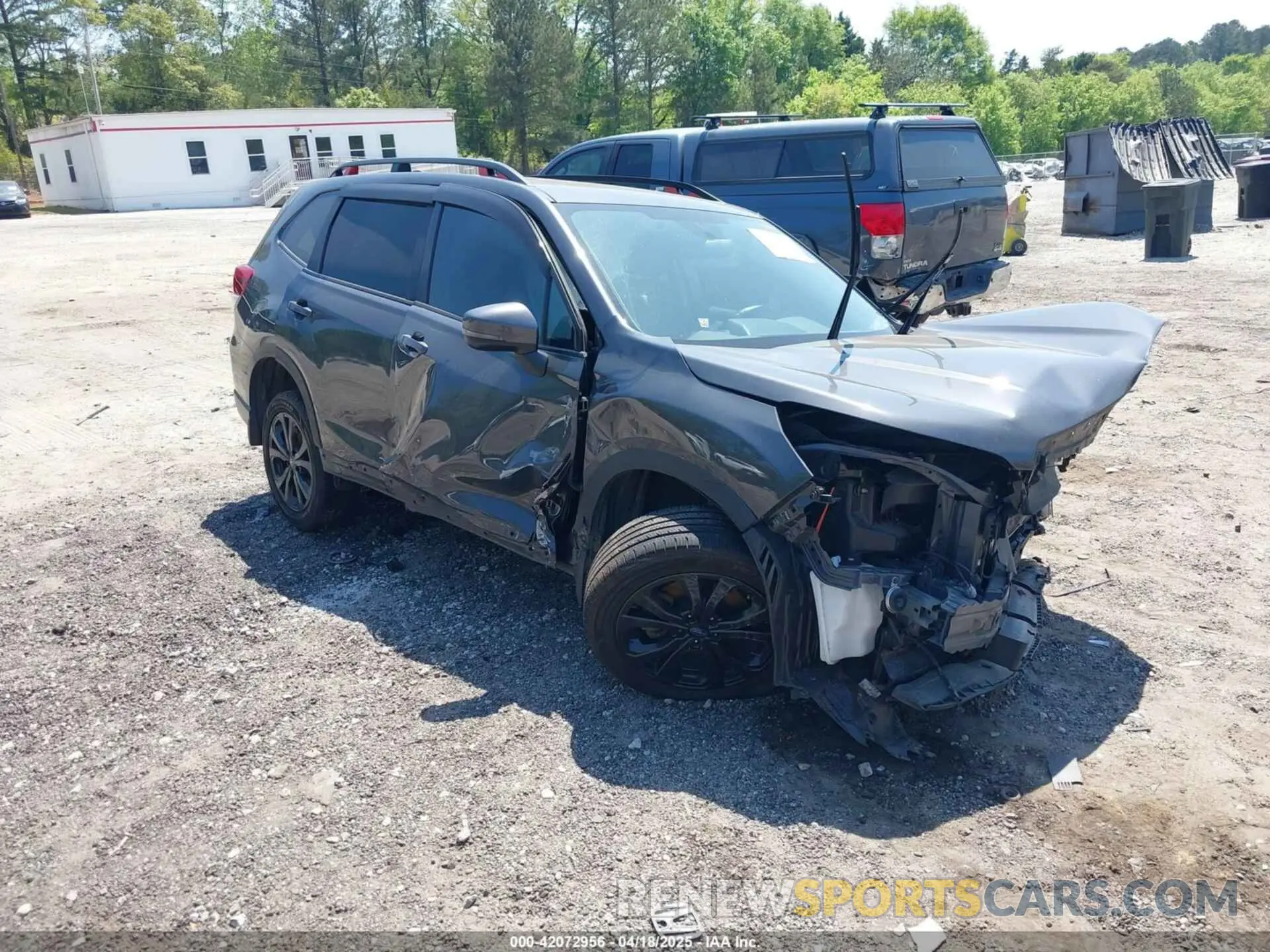1 Photograph of a damaged car JF2SKARC1MH500487 SUBARU FORESTER 2021