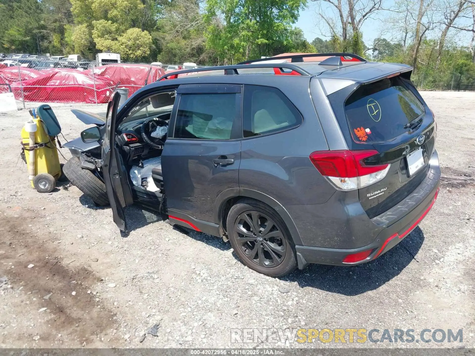3 Photograph of a damaged car JF2SKARC1MH500487 SUBARU FORESTER 2021