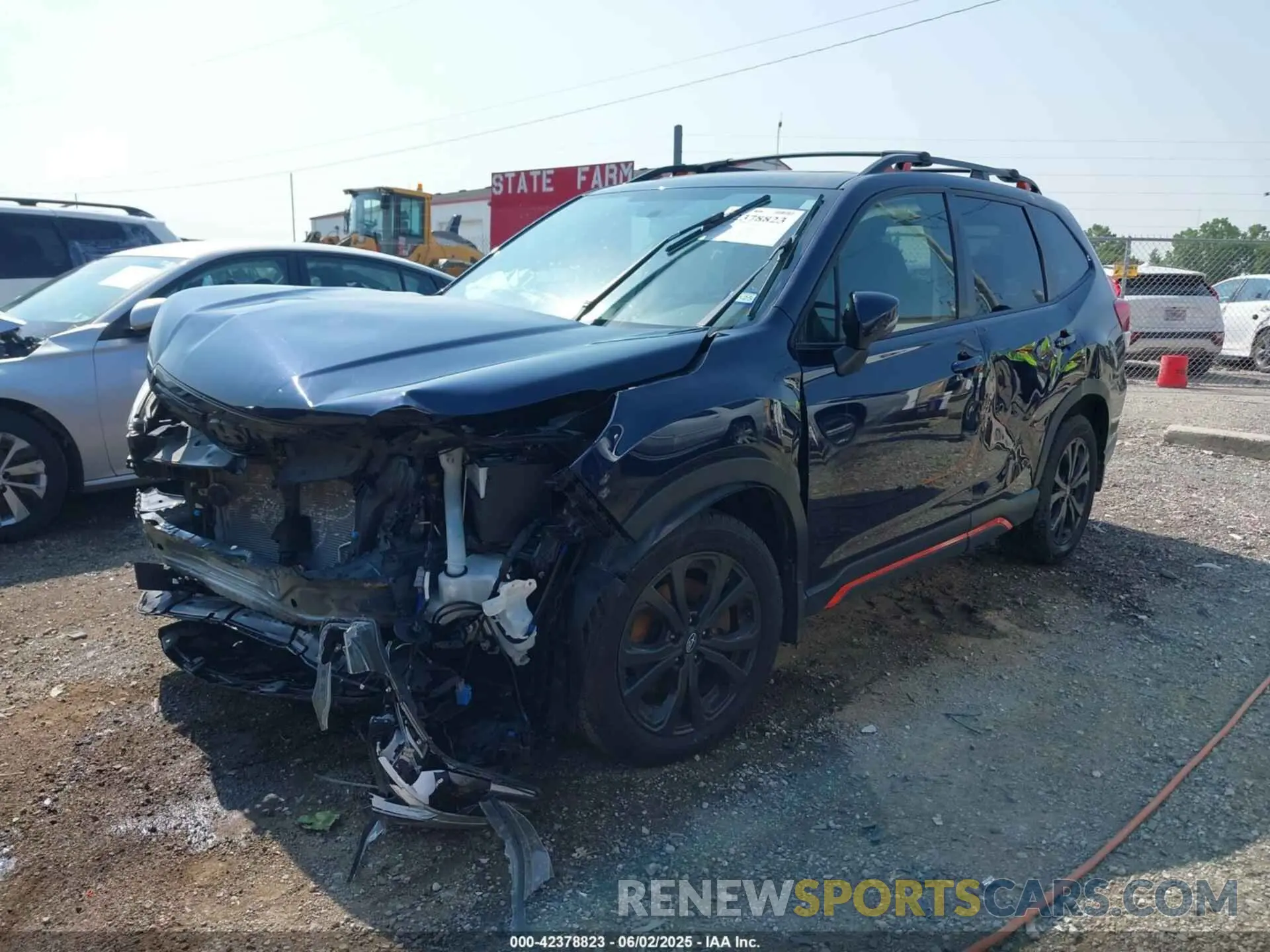 2 Photograph of a damaged car JF2SKARC1MH517368 SUBARU FORESTER 2021