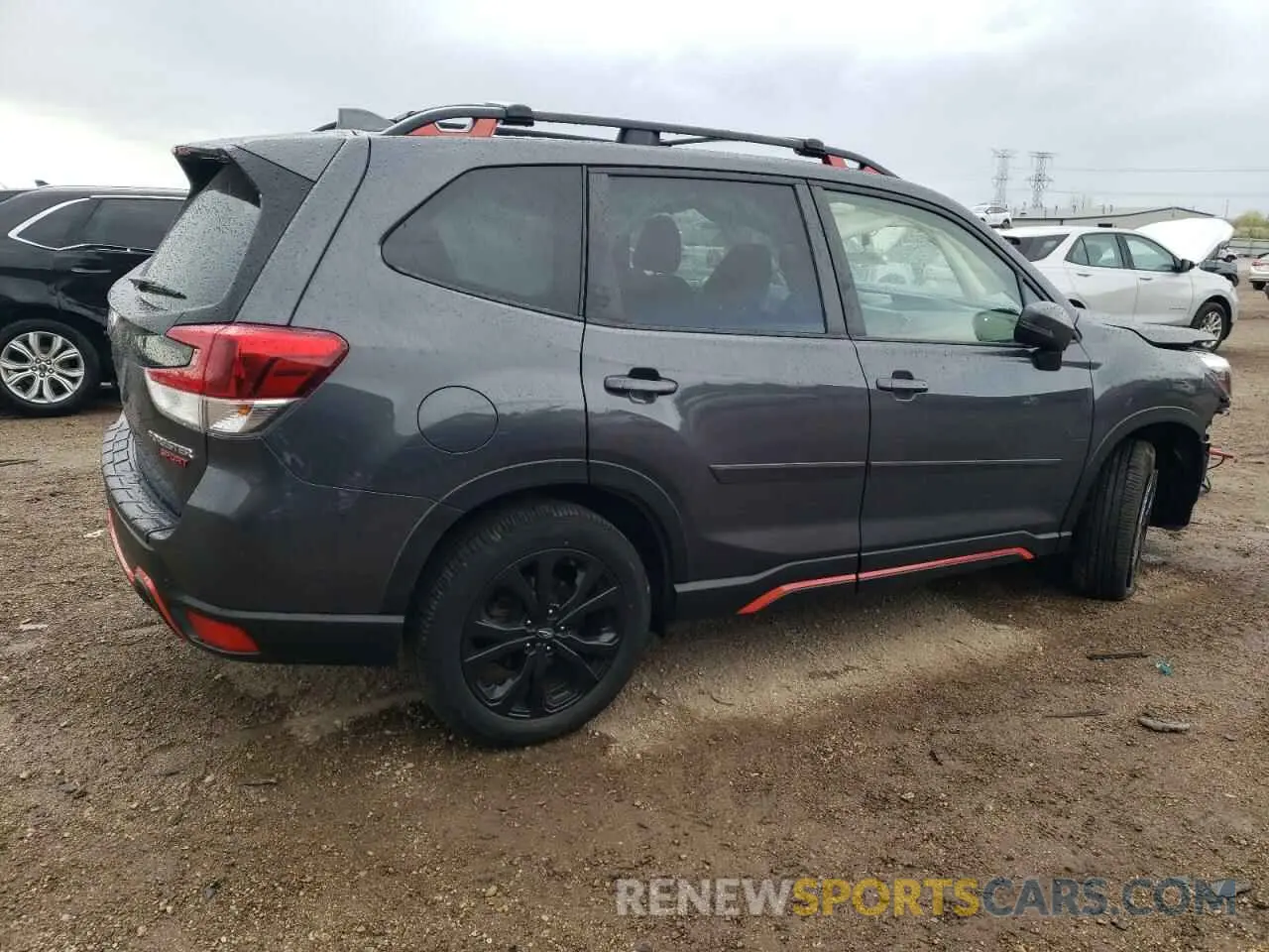 3 Фотография поврежденного автомобиля JF2SKARC2MH590815 SUBARU FORESTER 2021