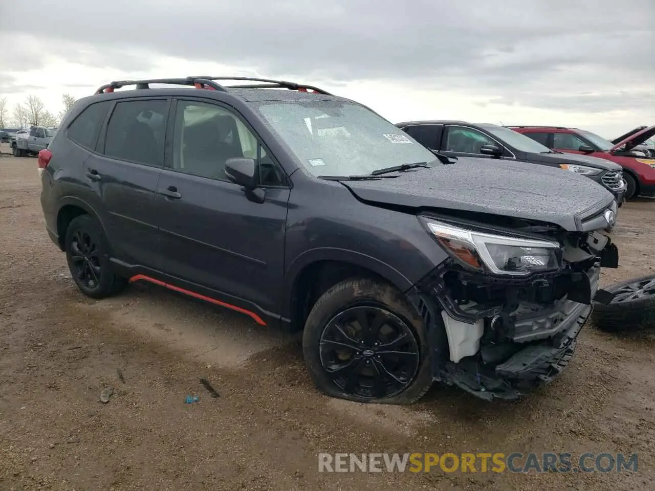 4 Фотография поврежденного автомобиля JF2SKARC2MH590815 SUBARU FORESTER 2021