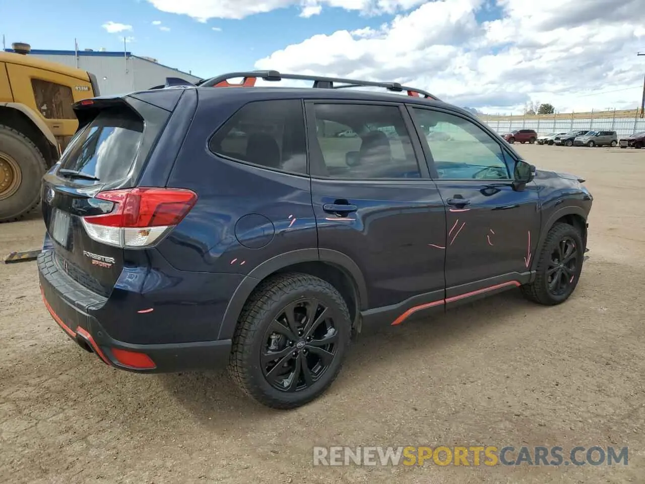 3 Фотография поврежденного автомобиля JF2SKARC4MH498458 SUBARU FORESTER 2021
