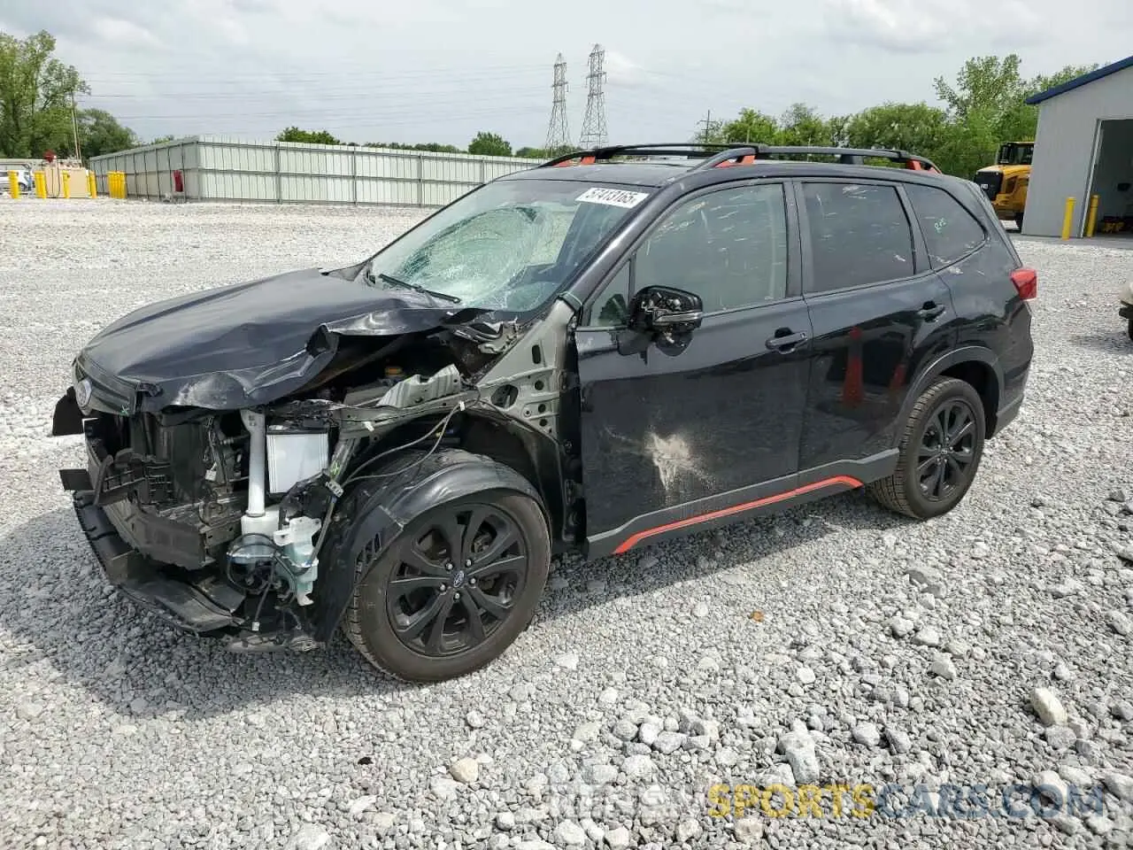 1 Photograph of a damaged car JF2SKARC5MH468627 SUBARU FORESTER 2021