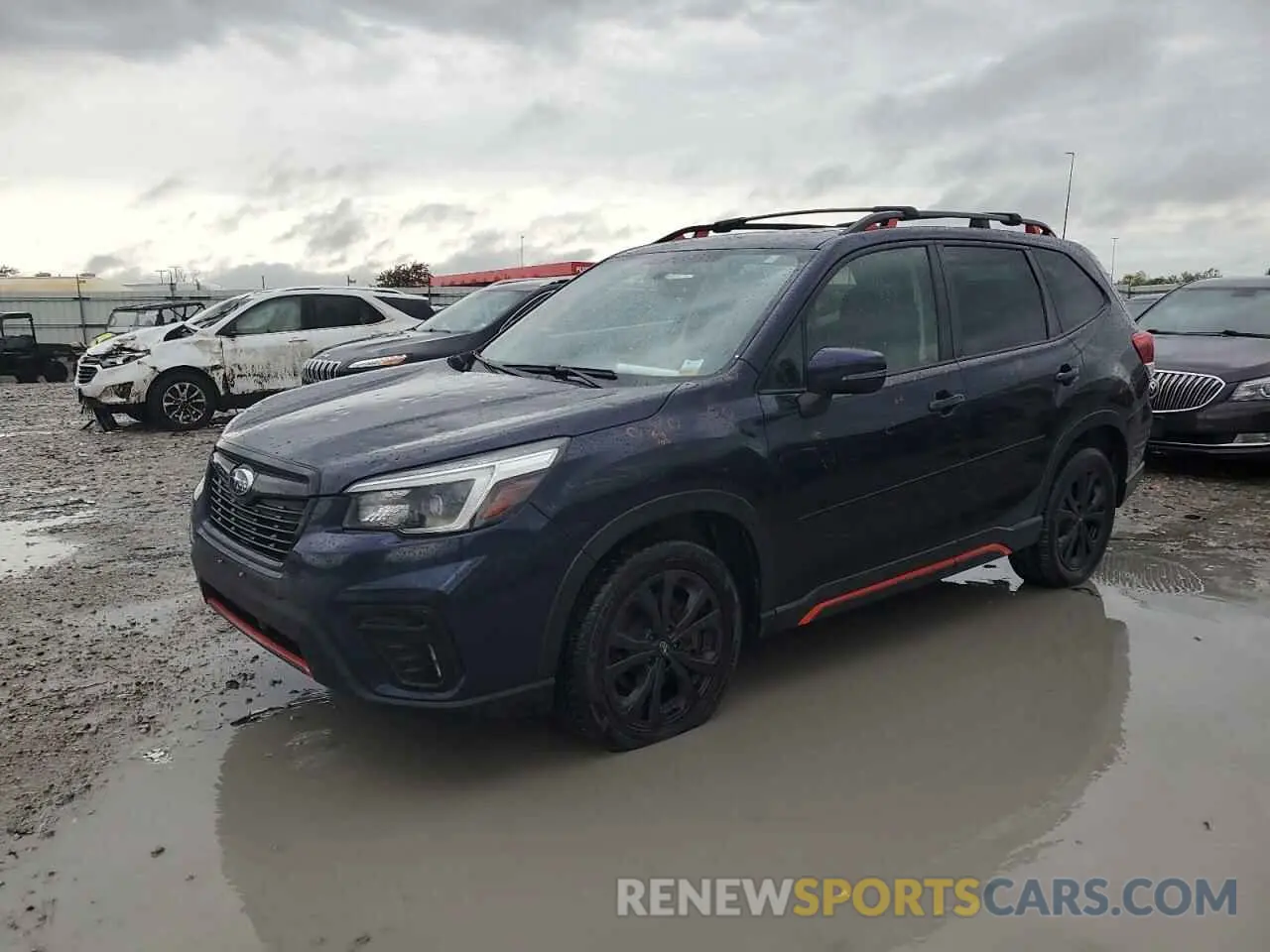 1 Фотография поврежденного автомобиля JF2SKARC9MH458294 SUBARU FORESTER 2021