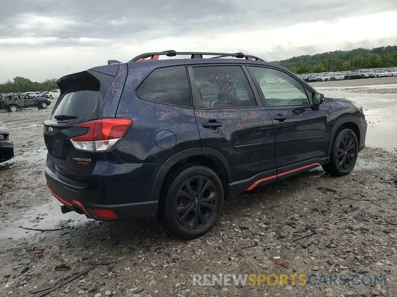 3 Фотография поврежденного автомобиля JF2SKARC9MH458294 SUBARU FORESTER 2021
