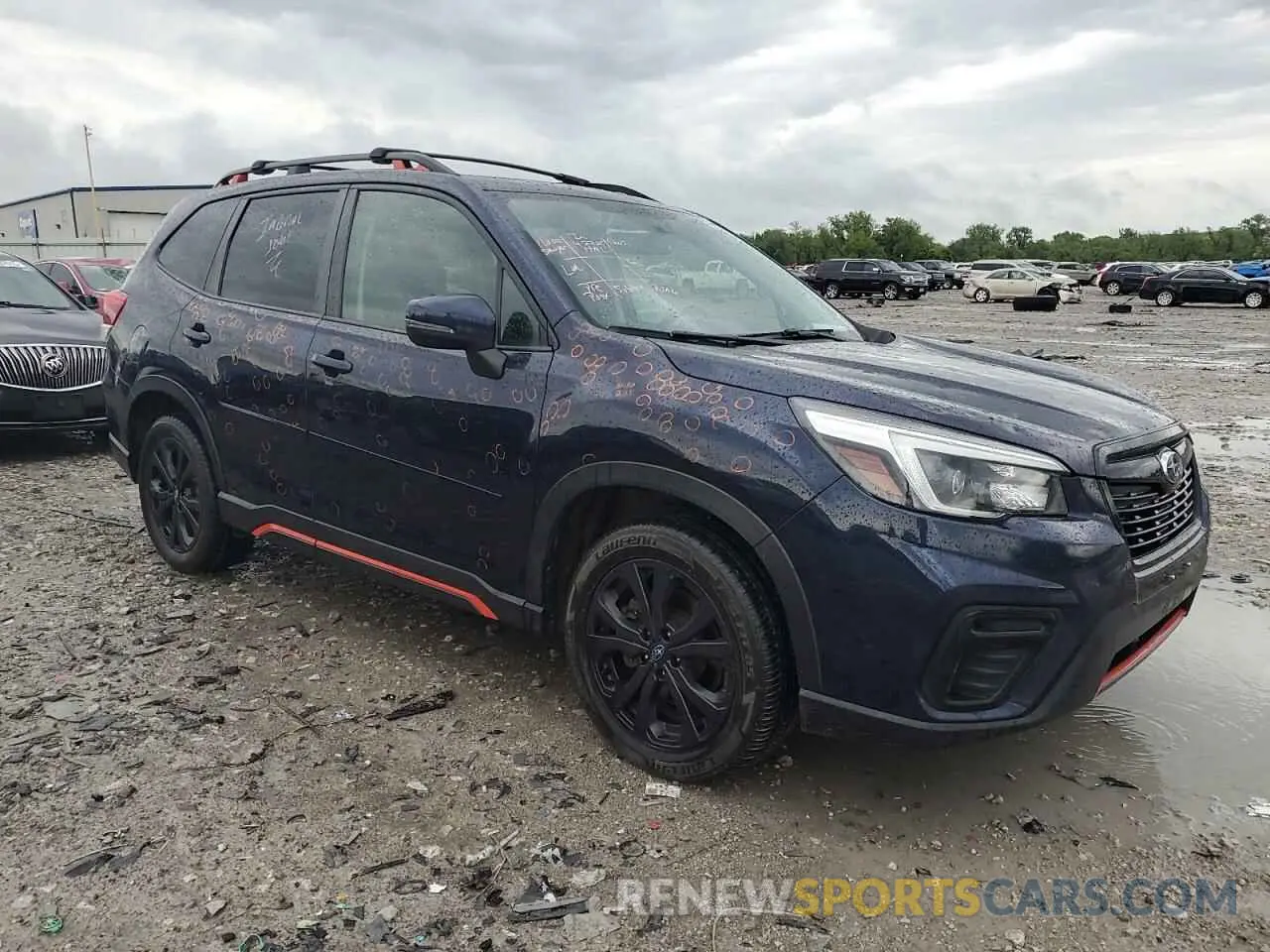 4 Фотография поврежденного автомобиля JF2SKARC9MH458294 SUBARU FORESTER 2021