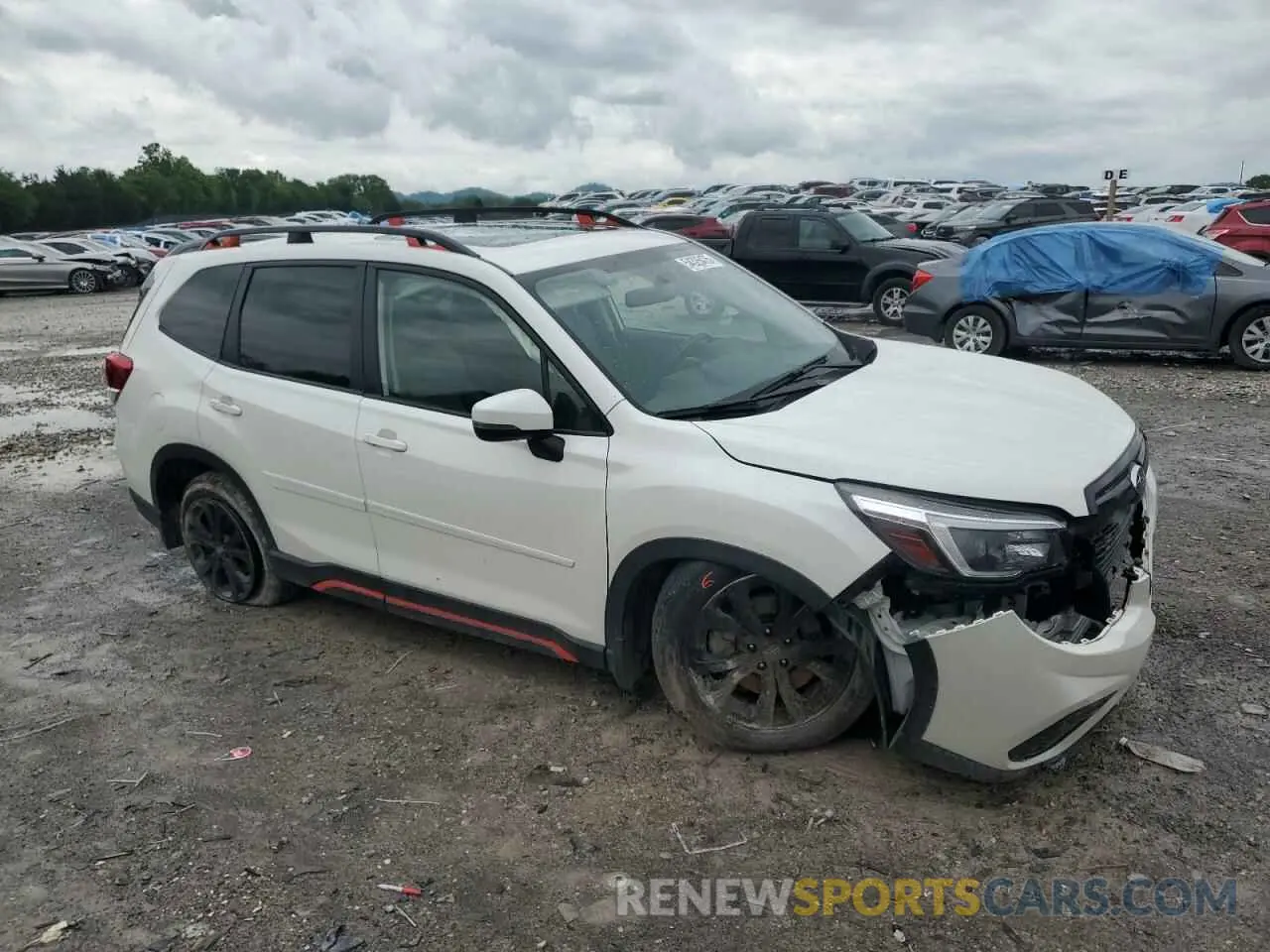 4 Photograph of a damaged car JF2SKARCXMH591825 SUBARU FORESTER 2021