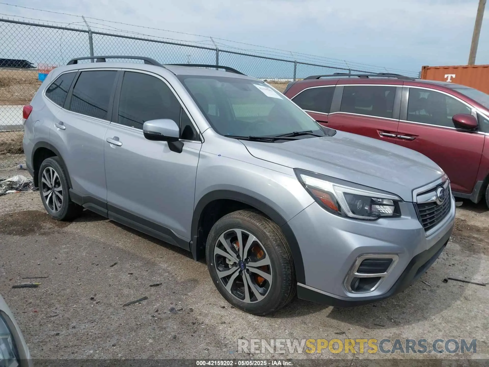 1 Фотография поврежденного автомобиля JF2SKASC0MH512740 SUBARU FORESTER 2021