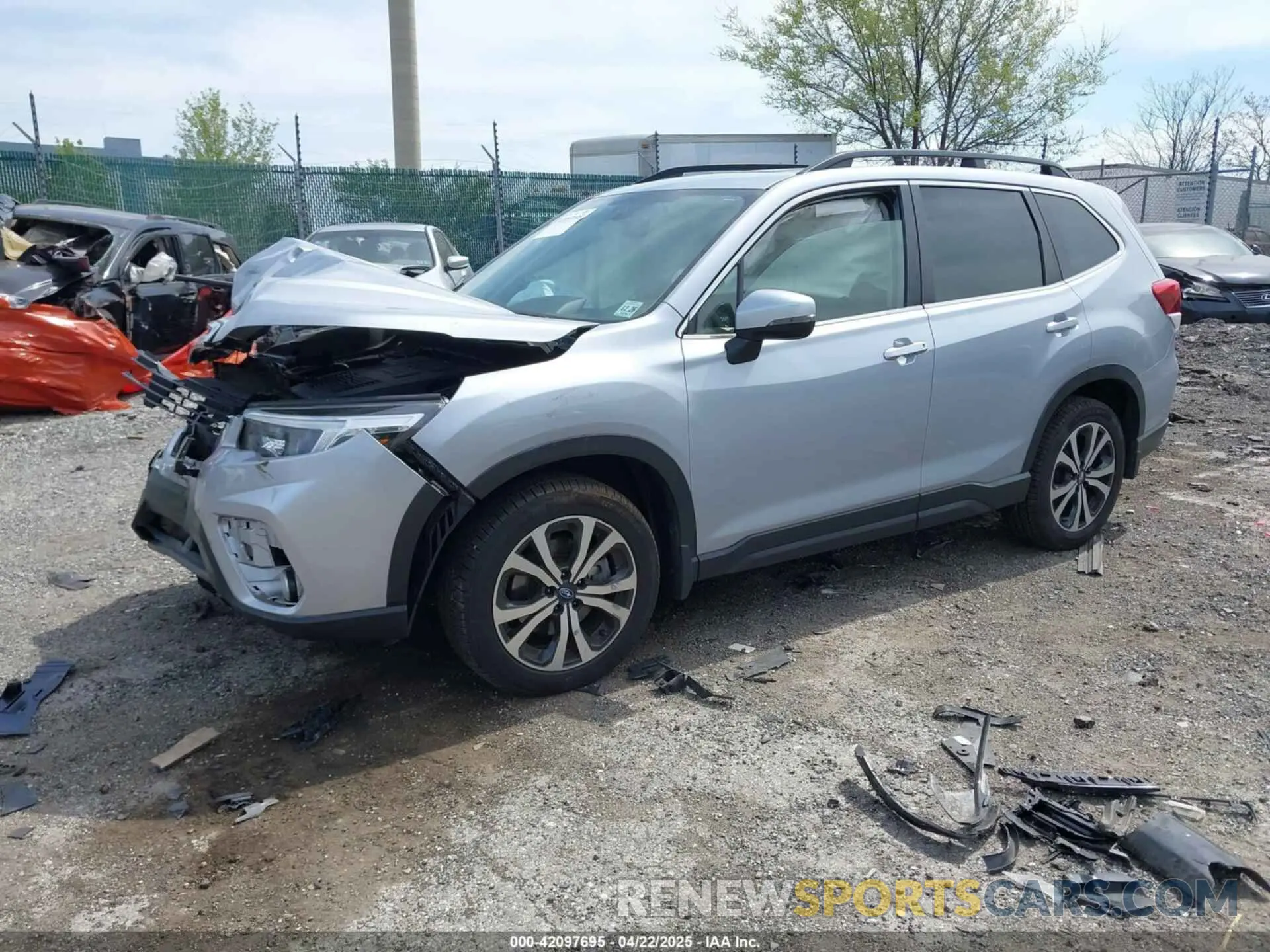 2 Photograph of a damaged car JF2SKASC2MH443419 SUBARU FORESTER 2021