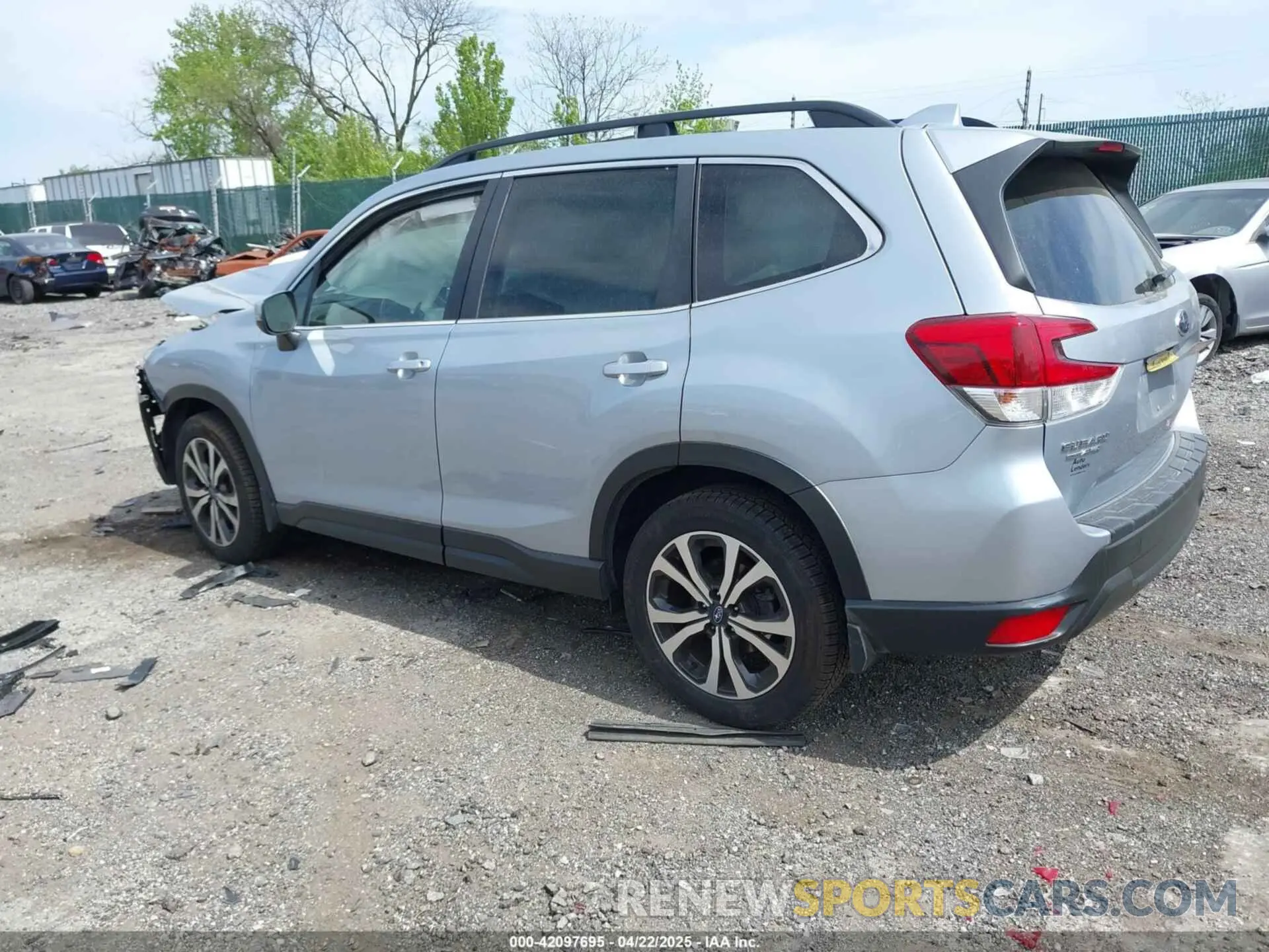 3 Photograph of a damaged car JF2SKASC2MH443419 SUBARU FORESTER 2021