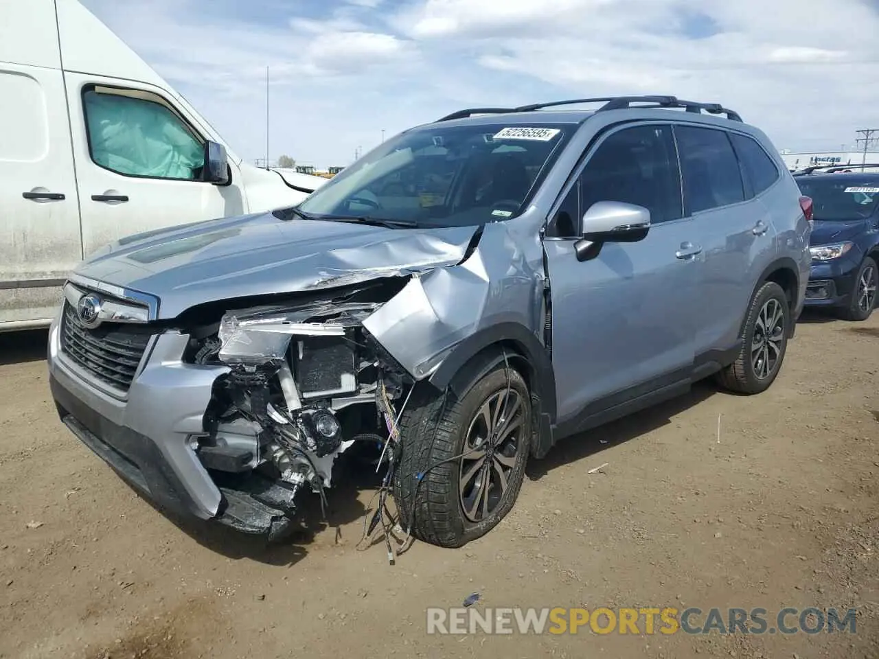 1 Photograph of a damaged car JF2SKASC3MH442022 SUBARU FORESTER 2021