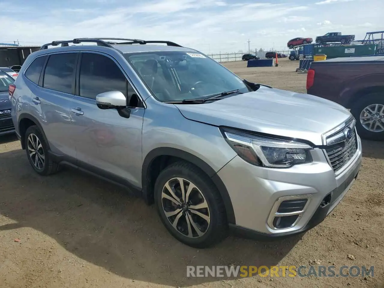 4 Photograph of a damaged car JF2SKASC3MH442022 SUBARU FORESTER 2021