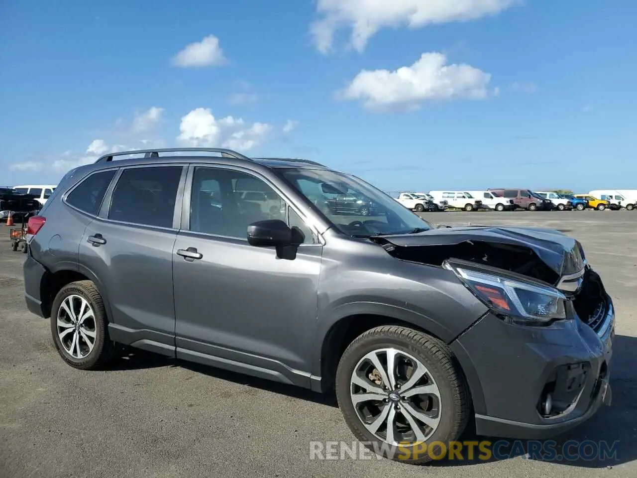 4 Photograph of a damaged car JF2SKAUC1MH422414 SUBARU FORESTER 2021
