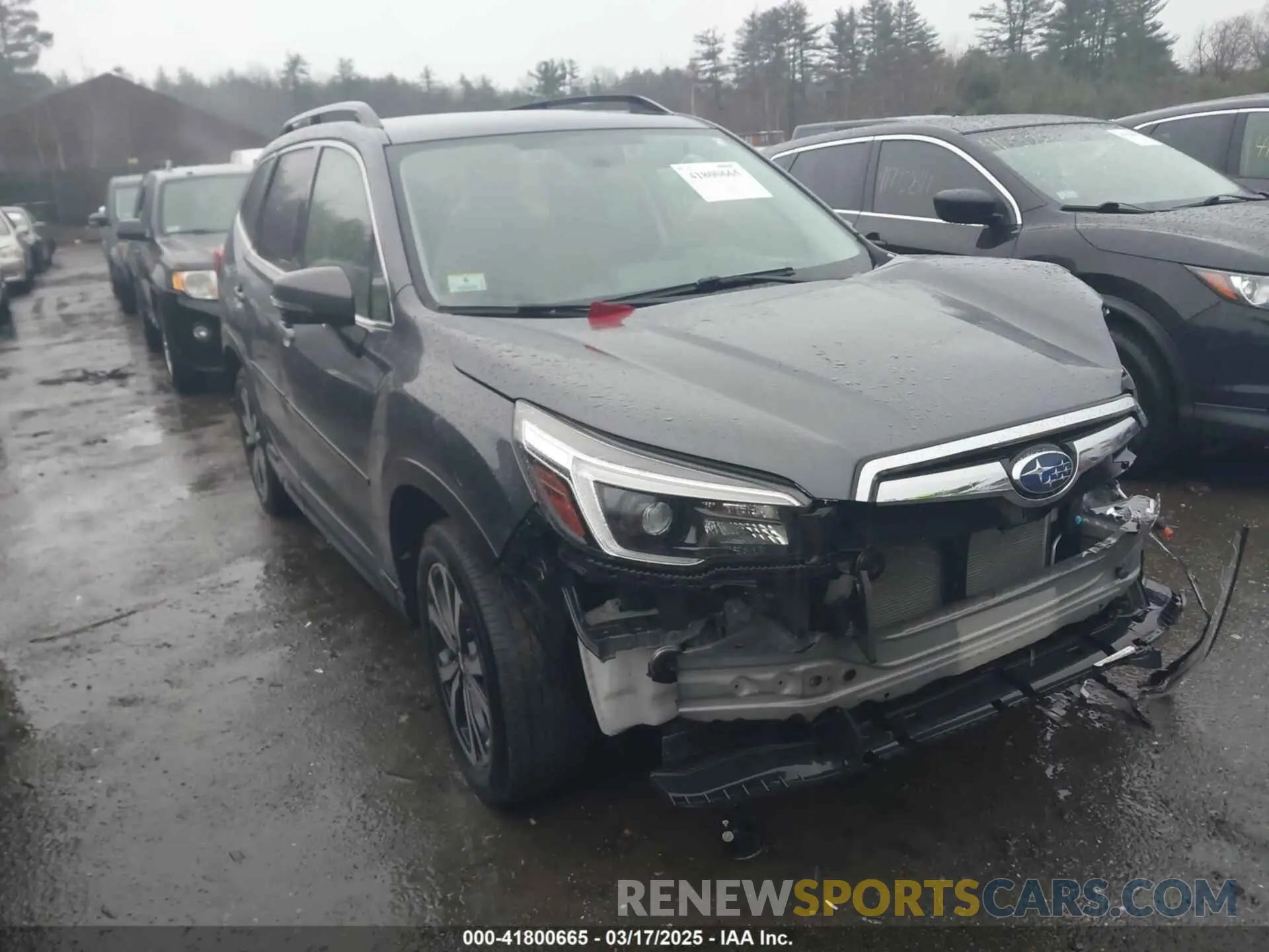 1 Photograph of a damaged car JF2SKAUC3MH505522 SUBARU FORESTER 2021