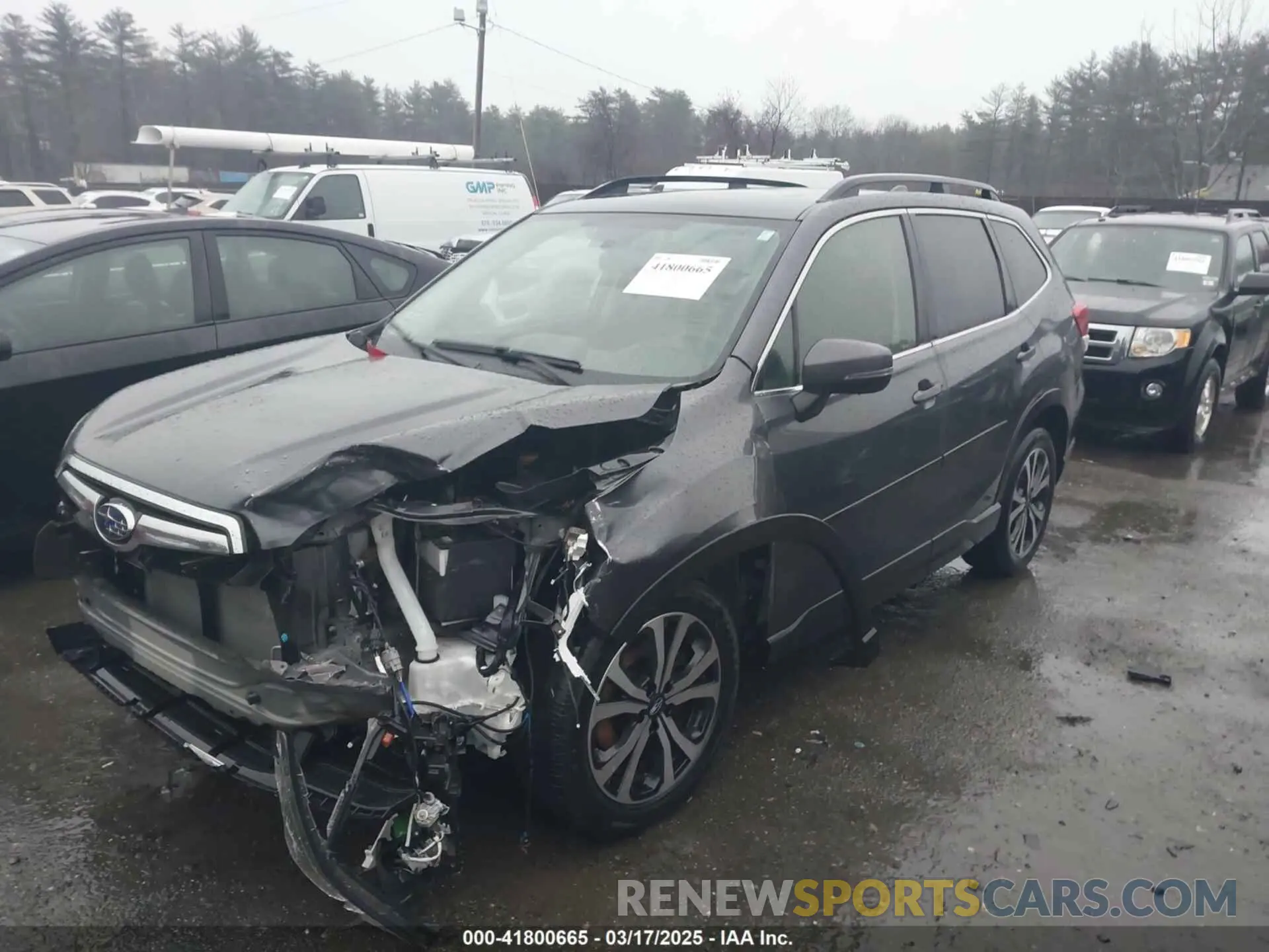 2 Photograph of a damaged car JF2SKAUC3MH505522 SUBARU FORESTER 2021