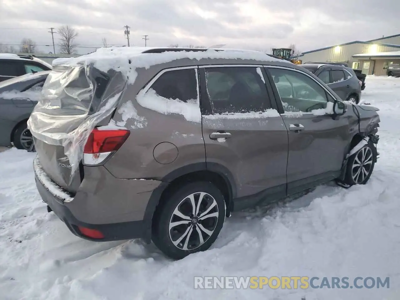 3 Photograph of a damaged car JF2SKAUC4MH445606 SUBARU FORESTER 2021