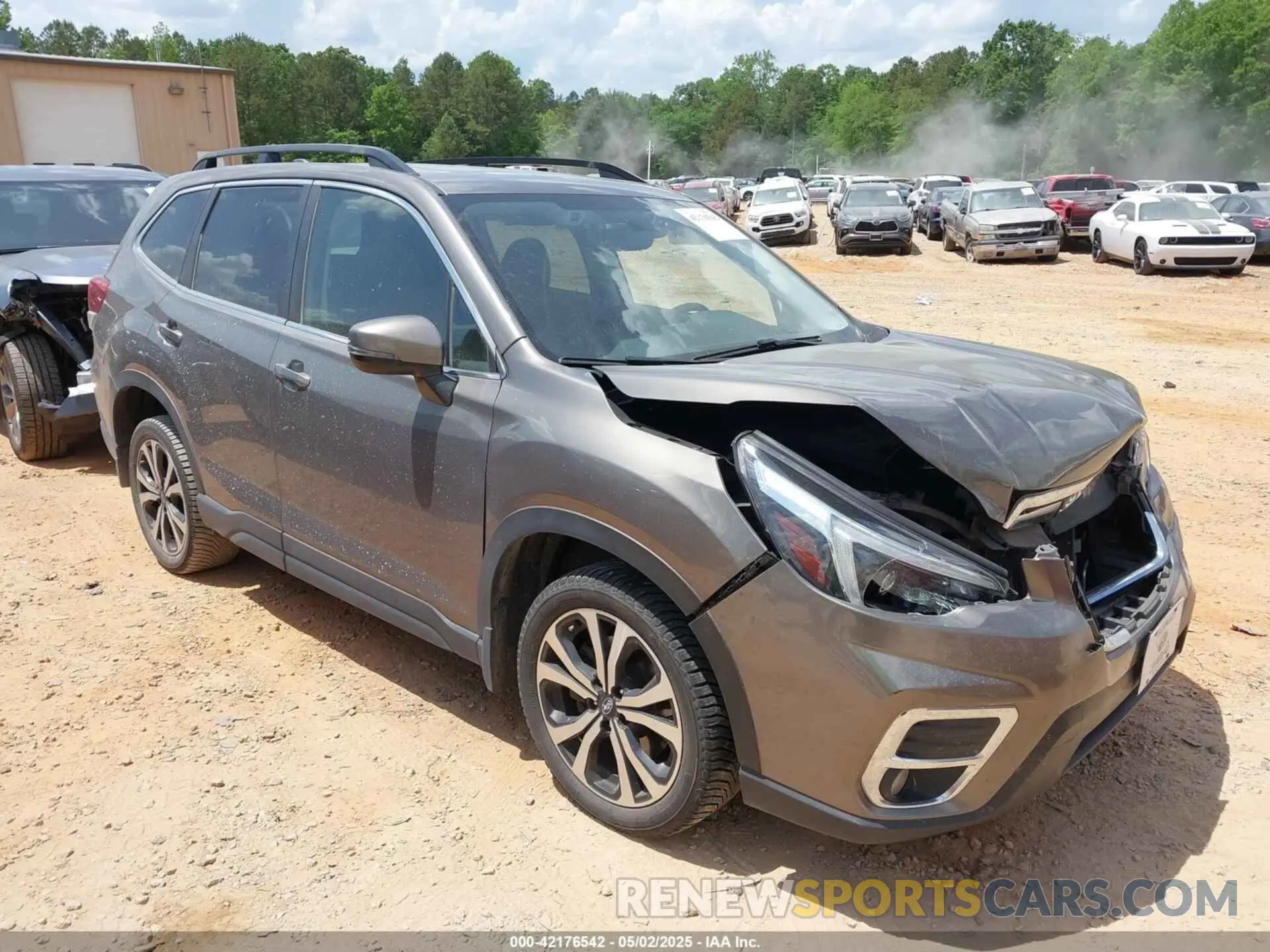 1 Photograph of a damaged car JF2SKAUC4MH465077 SUBARU FORESTER 2021